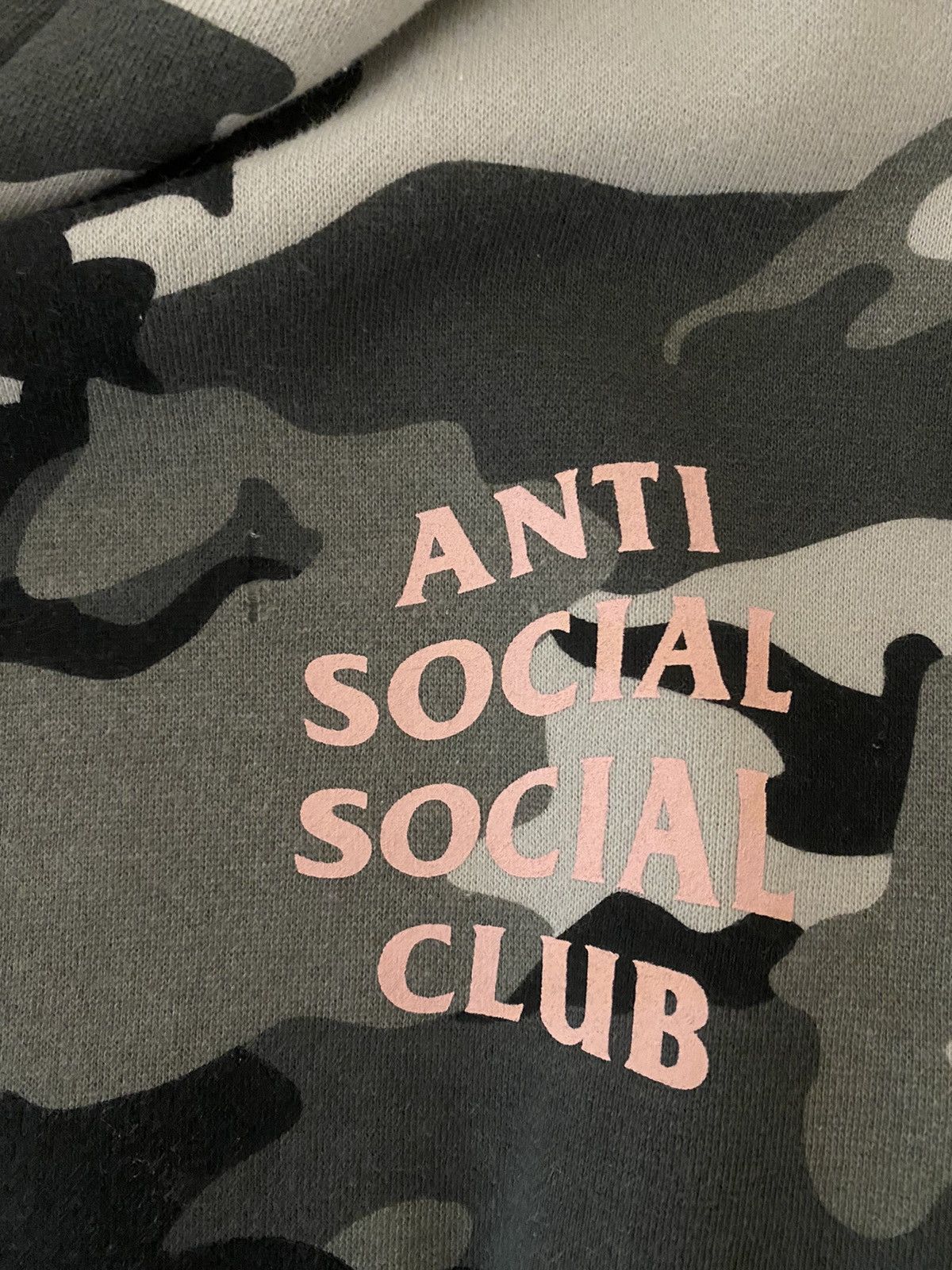 Anti Social Social Club Anti Social Social Club Not Gildan Camo Hoodie Grailed