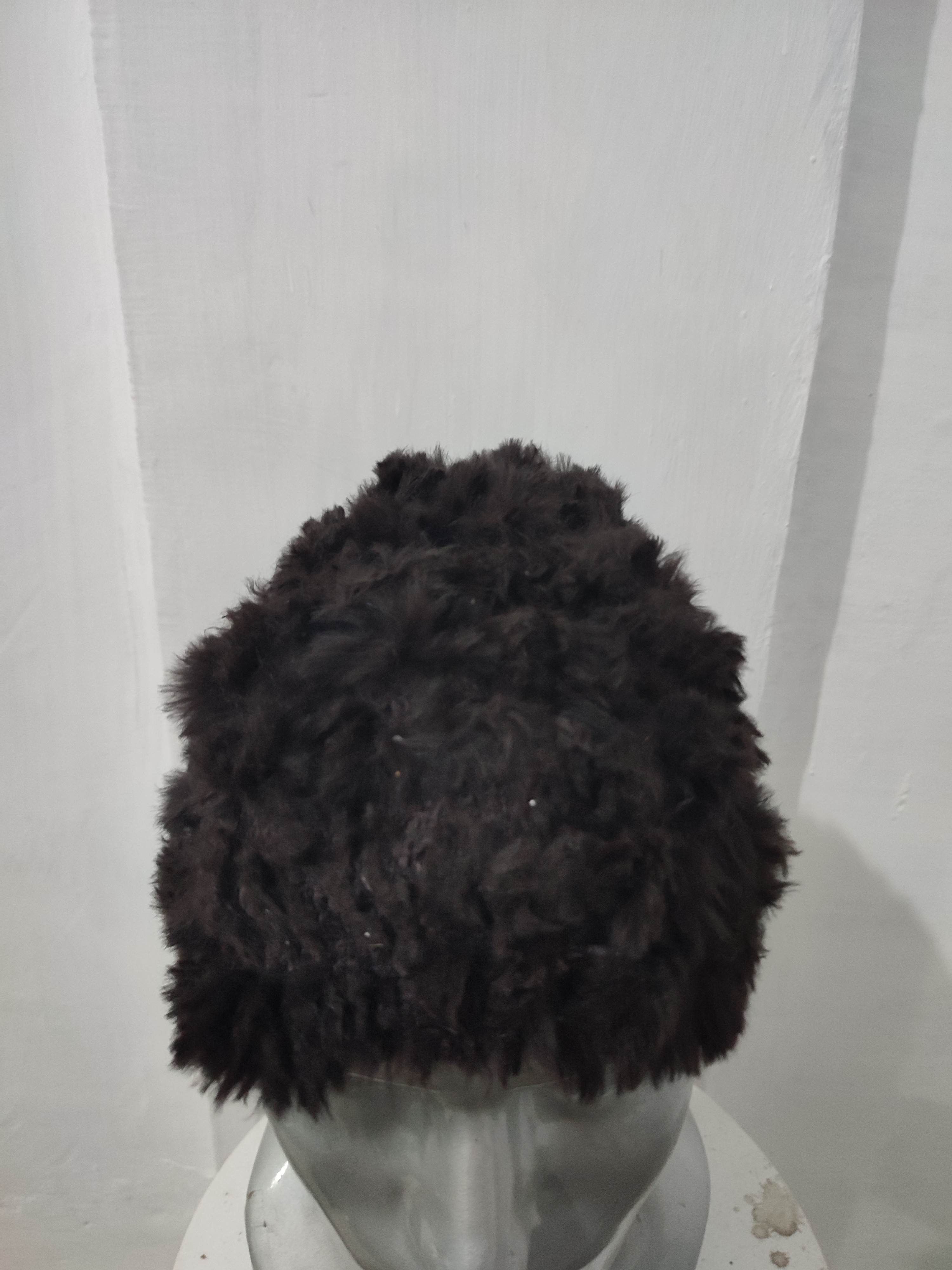 Japanese Brand 🔥Unknown Japanese real Fur Beanie hats Size ONE SIZE - 2 Thumbnail