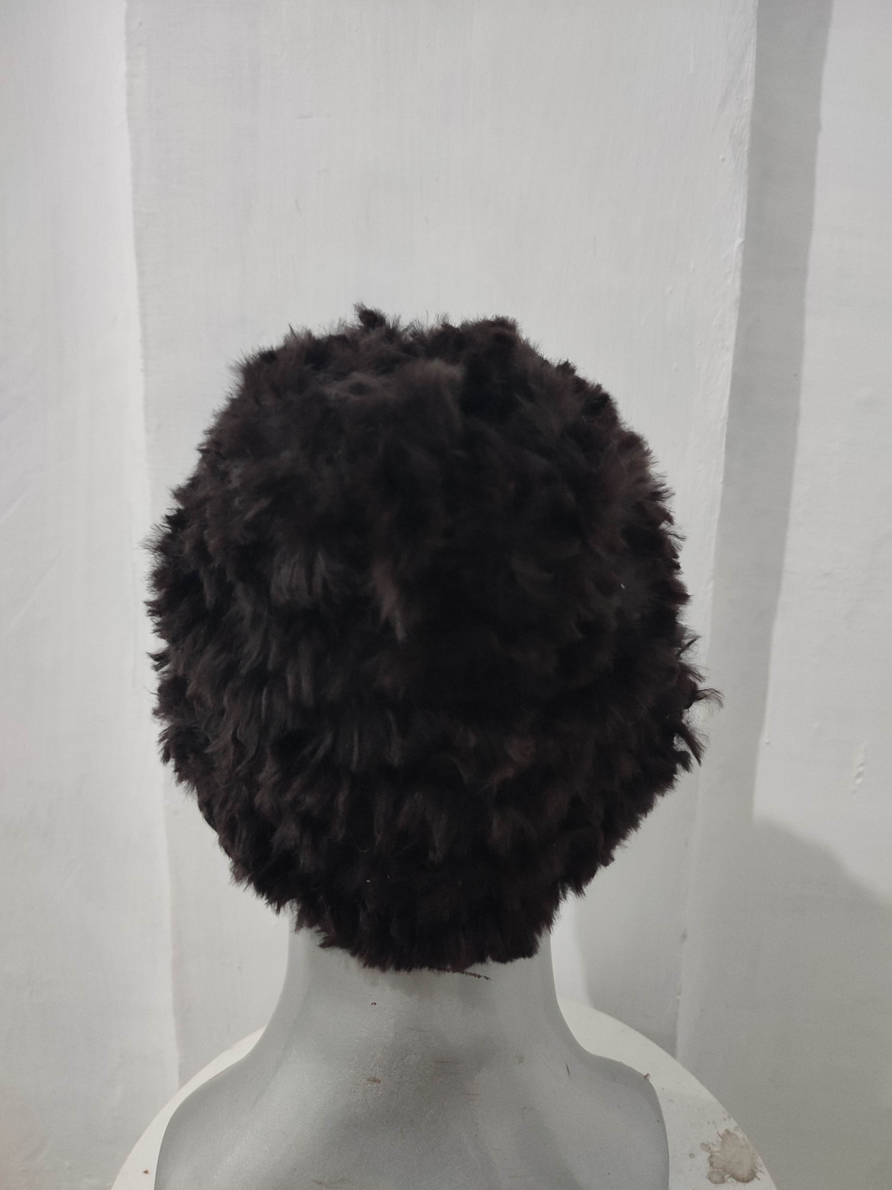 Japanese Brand 🔥Unknown Japanese real Fur Beanie hats Size ONE SIZE - 4 Thumbnail