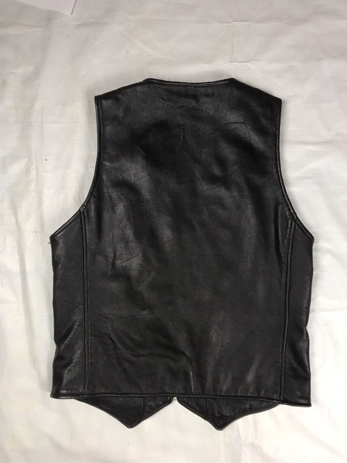 Harley Davidson leather sleeveless