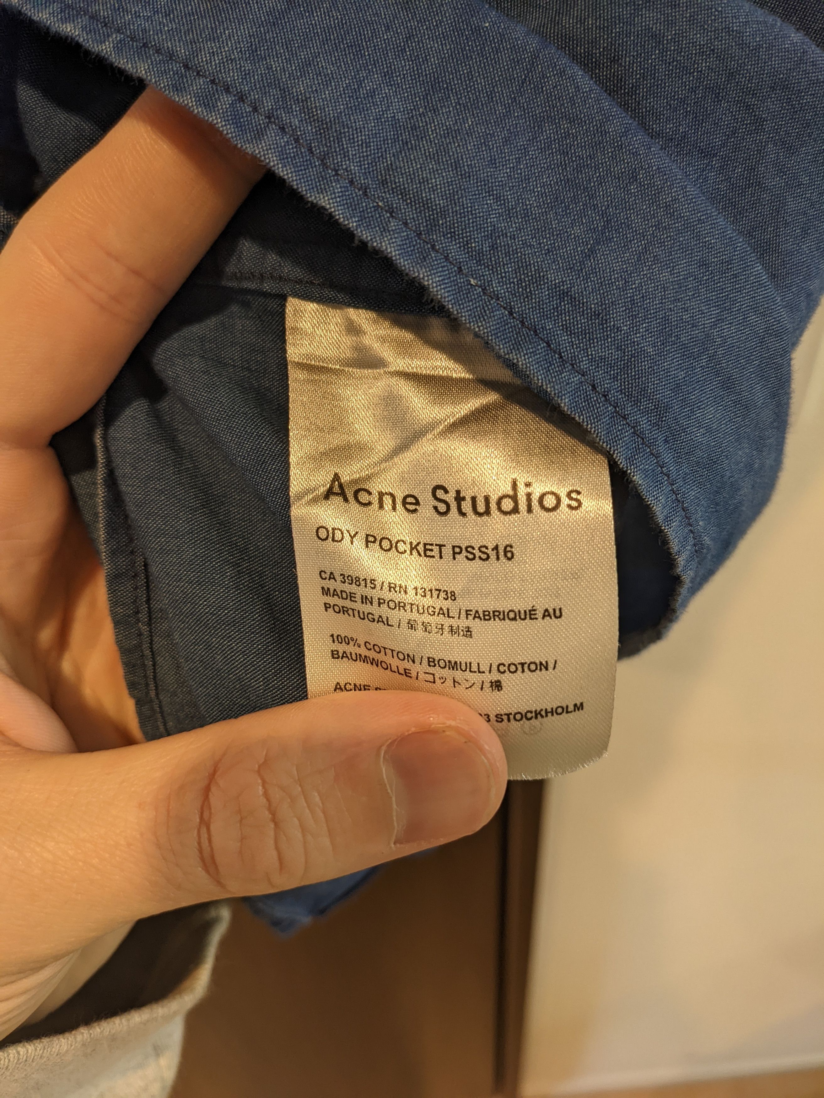 Acne Studios Acne Studios Ody Pocket Size US S / EU 44-46 / 1 - 3 Thumbnail