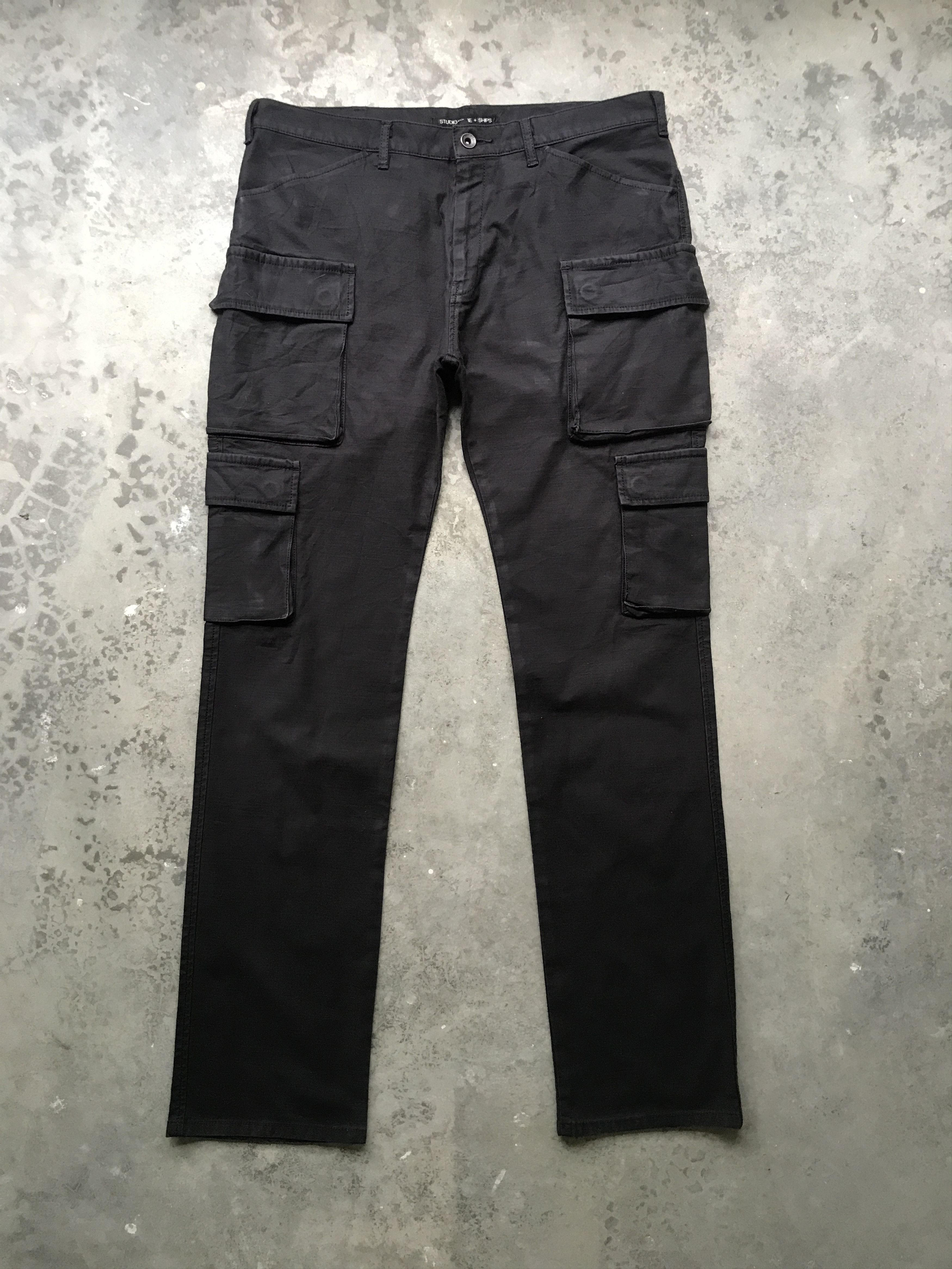 Japanese Brand CP65 STUDIO ORIBE Japan 8 Pockets Parachute Cargo Pant Size US 33 - 1 Thumbnail
