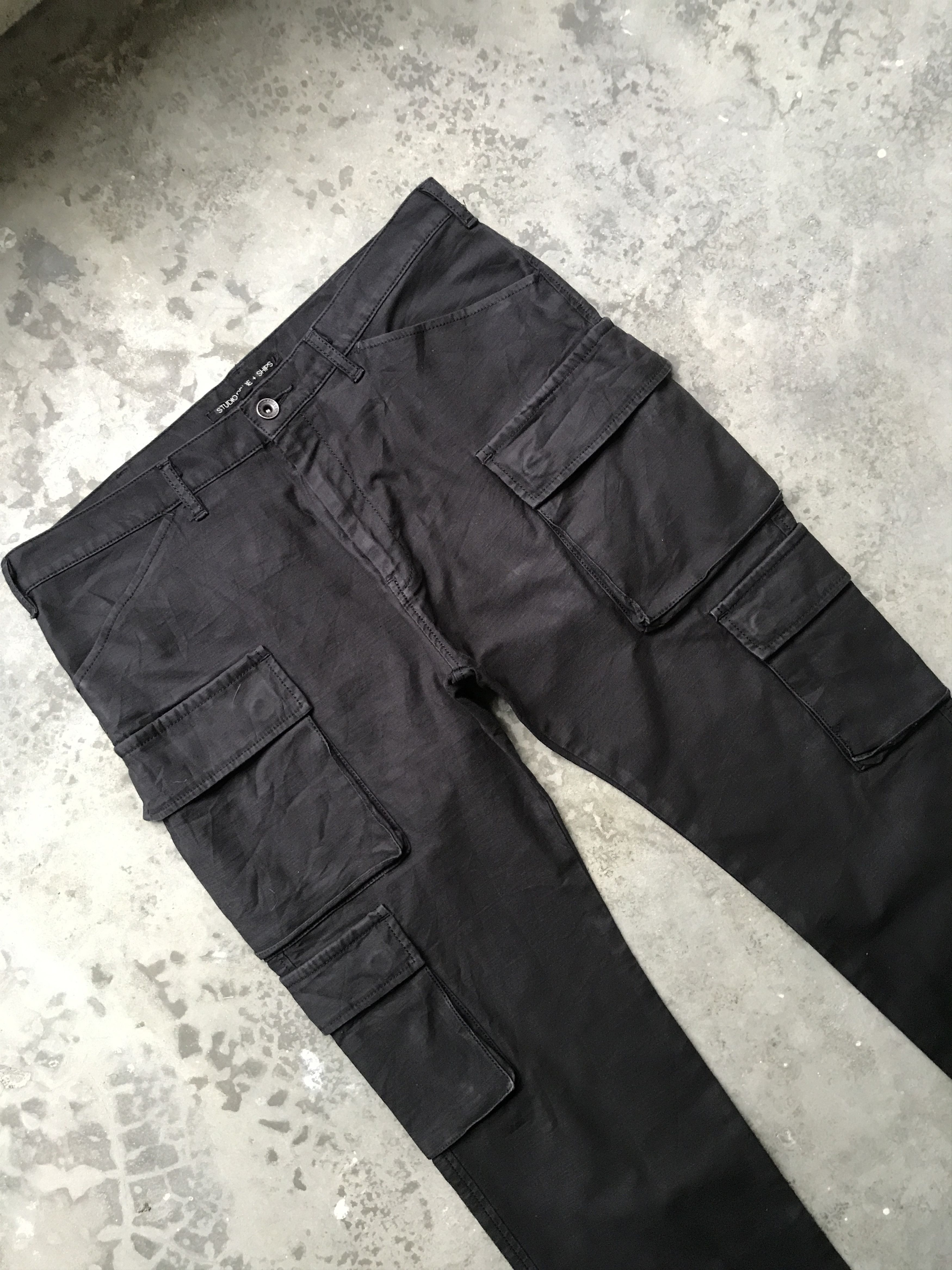 Japanese Brand CP65 STUDIO ORIBE Japan 8 Pockets Parachute Cargo Pant Size US 33 - 2 Thumbnail
