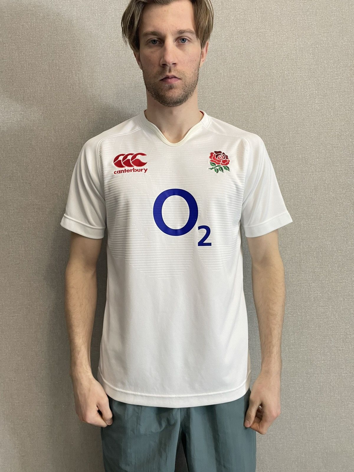 Canterbury of New Zealand Canterbury RFU Official licensed product O2 white jerseys Size US XL / EU 56 / 4 - 5 Thumbnail