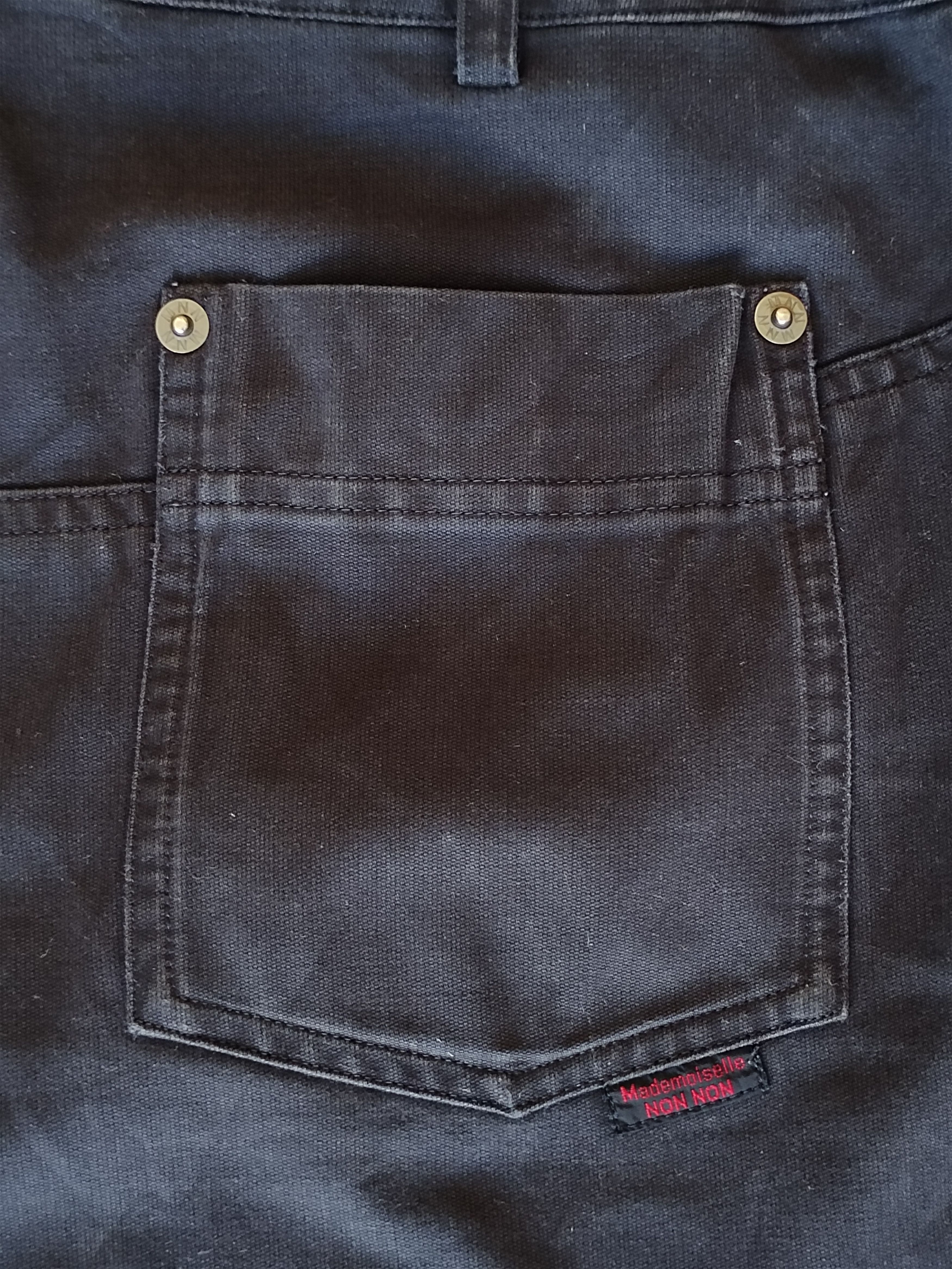 Mademoiselle Non Non Vintage Mademoiselle NON NON Black Women Pants Size 29" - 10 Thumbnail