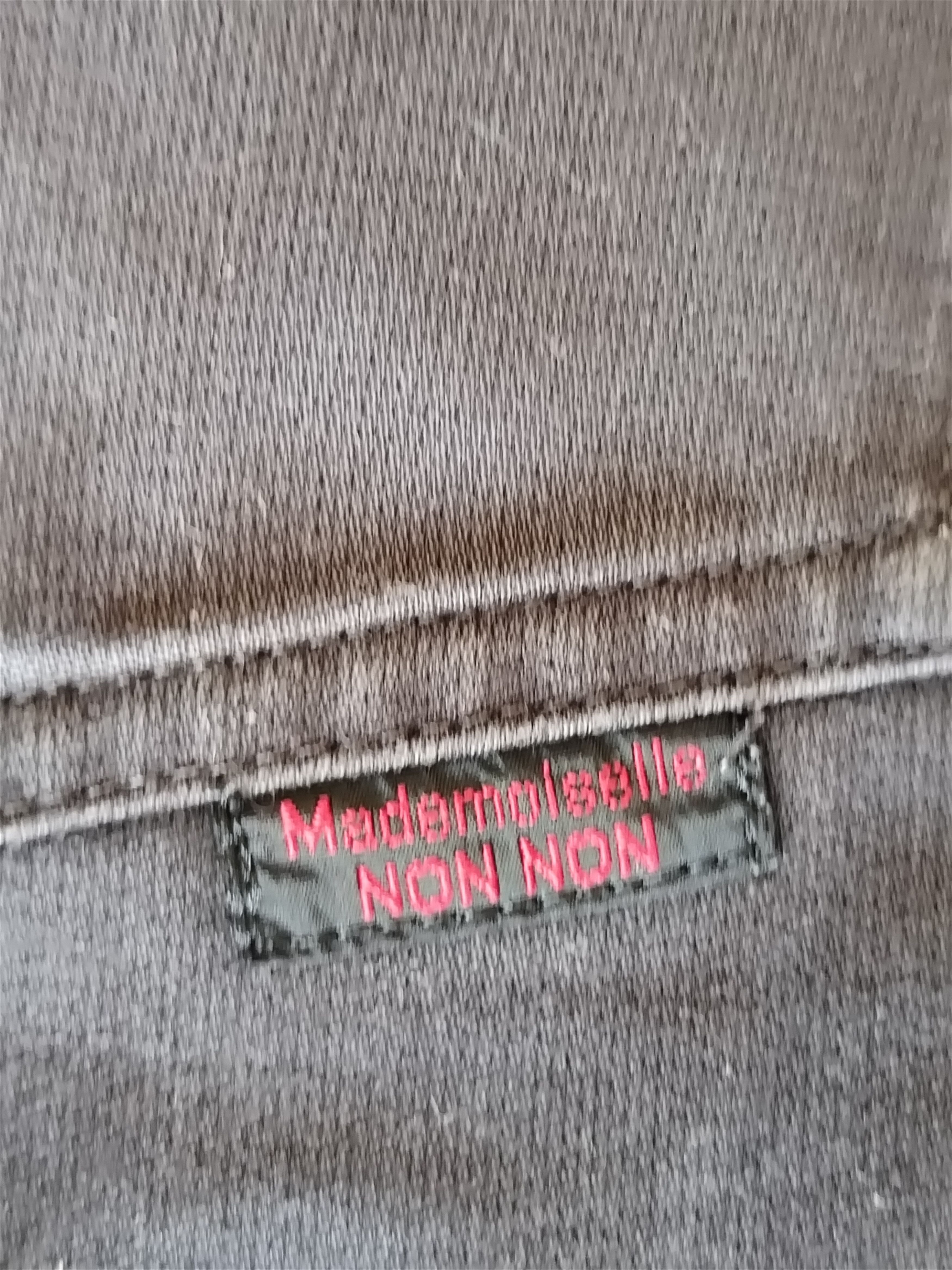Mademoiselle Non Non Vintage Mademoiselle NON NON Black Women Pants Size 29" - 11 Thumbnail