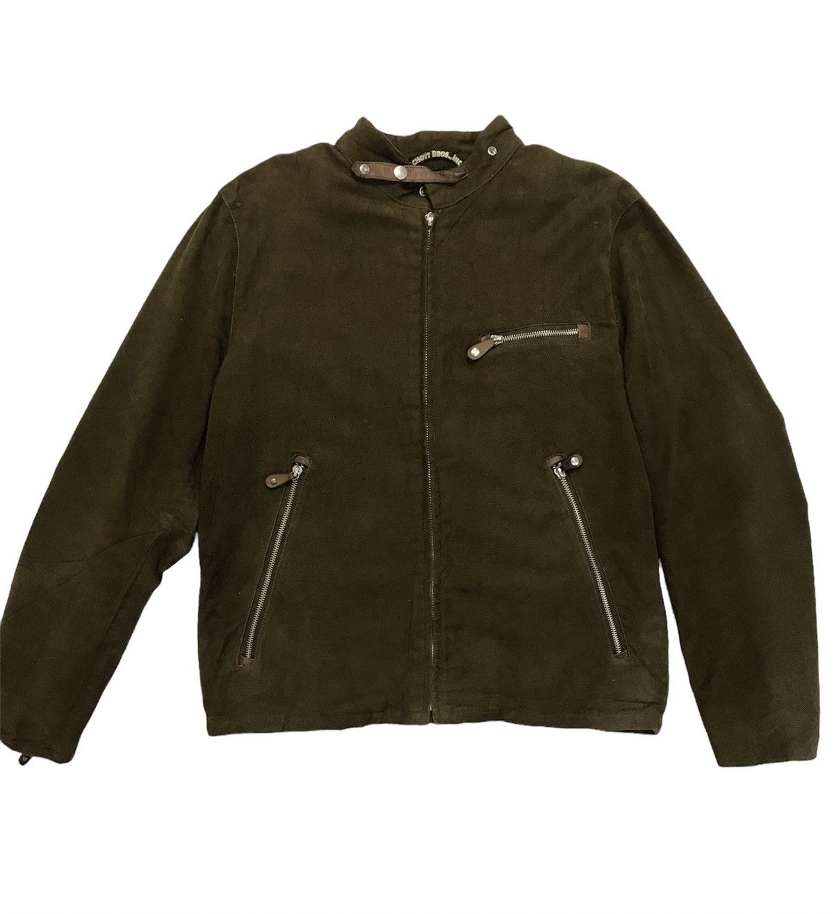 Japanese Brand × Schott × Sports Specialties PERFECTO SCHOTT X NANO UNIVERSE RIDER LINED FUR JACKET Size US M / EU 48-50 / 2 - 1 Thumbnail