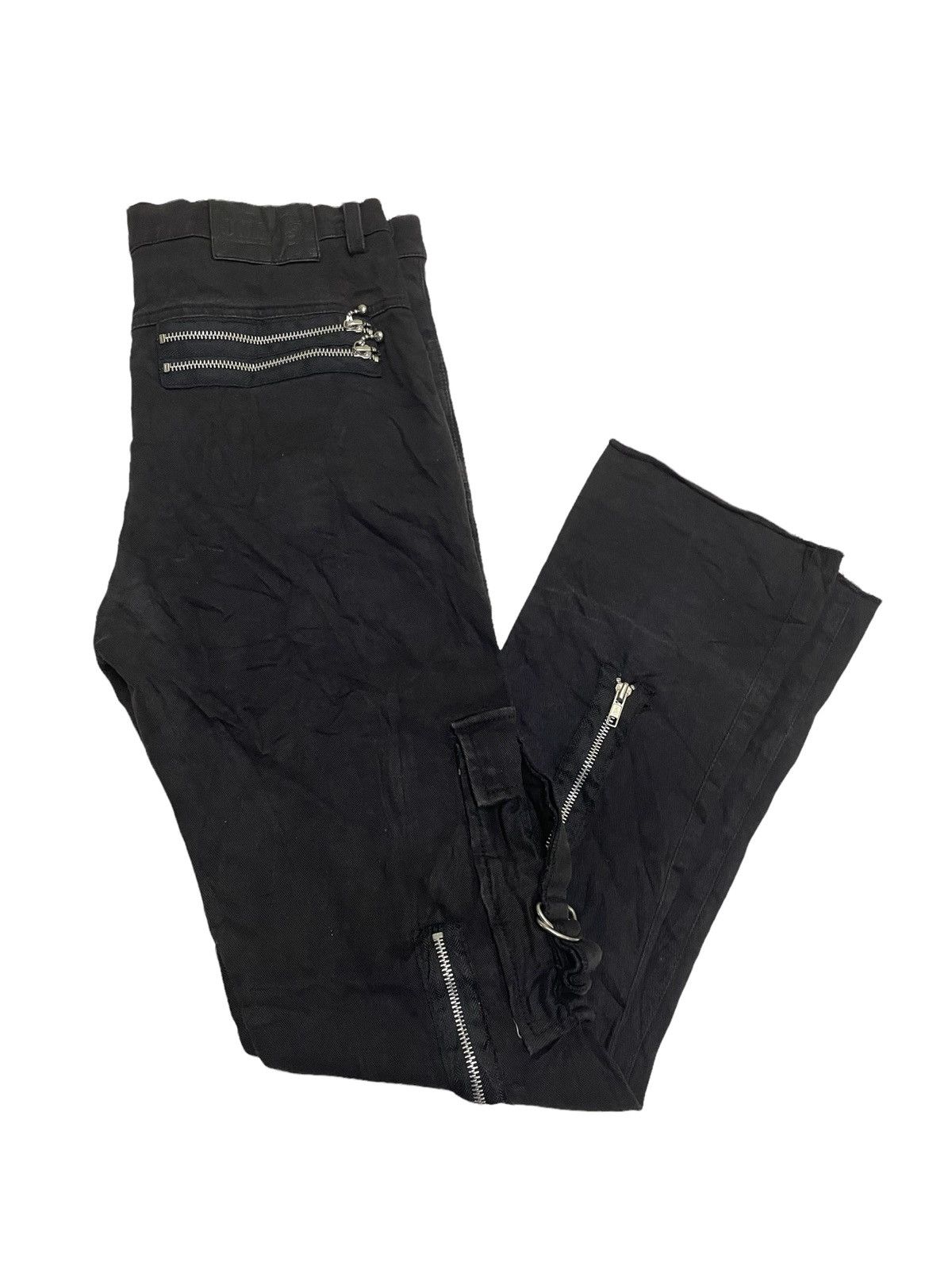 Japanese Brand TOKYO PUNKER Tactical Zip Cargo Pants Size US 32 / EU 48 - 3 Thumbnail