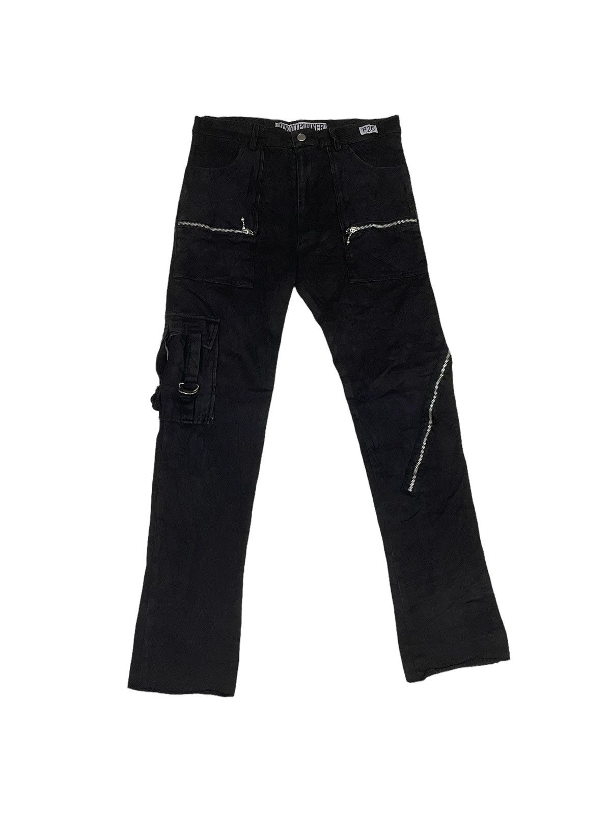 Japanese Brand TOKYO PUNKER Tactical Zip Cargo Pants Size US 32 / EU 48 - 2 Thumbnail