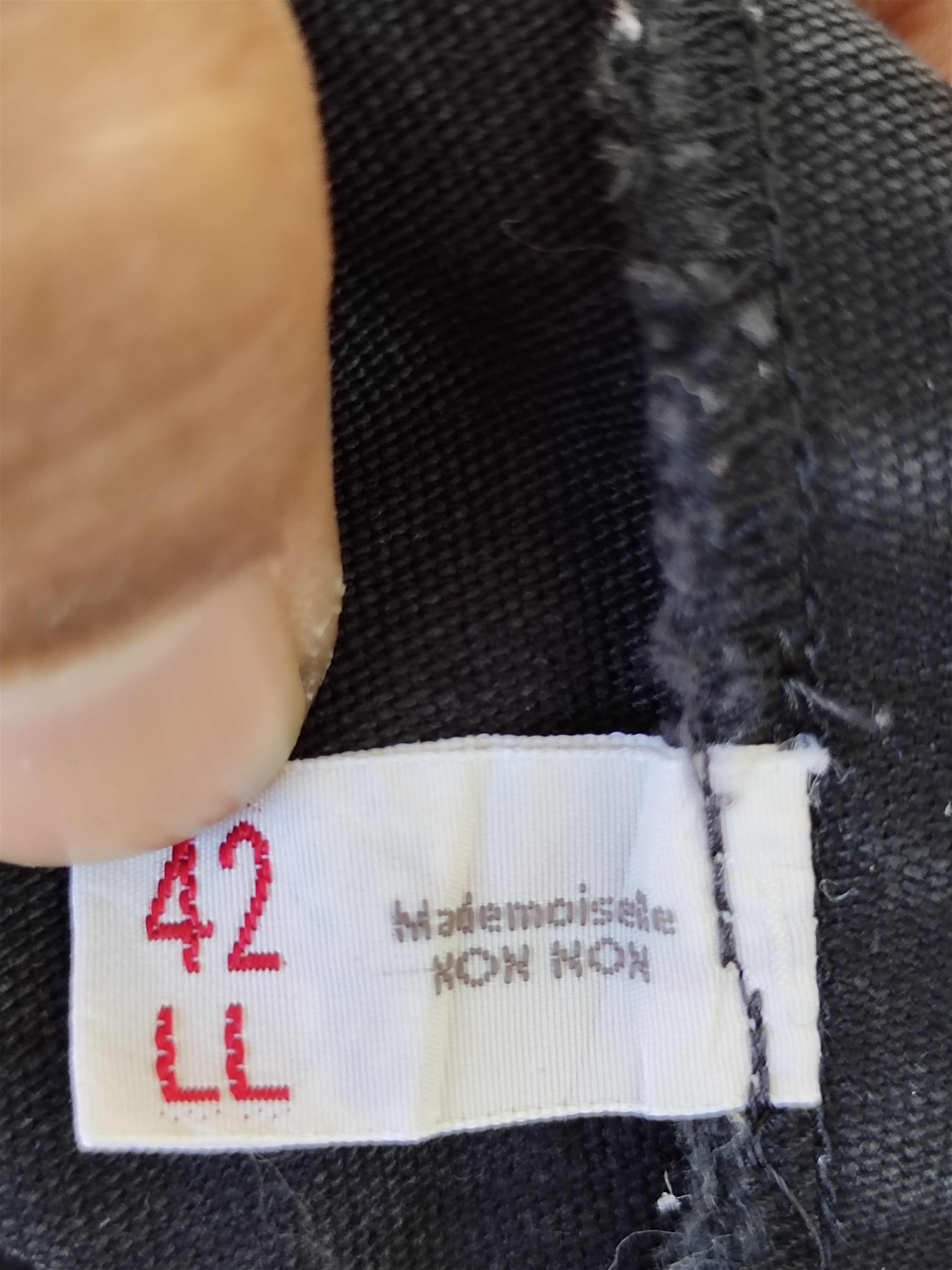 Mademoiselle Non Non Vintage Mademoiselle NON NON Black Women Pants Size 29" - 14 Thumbnail