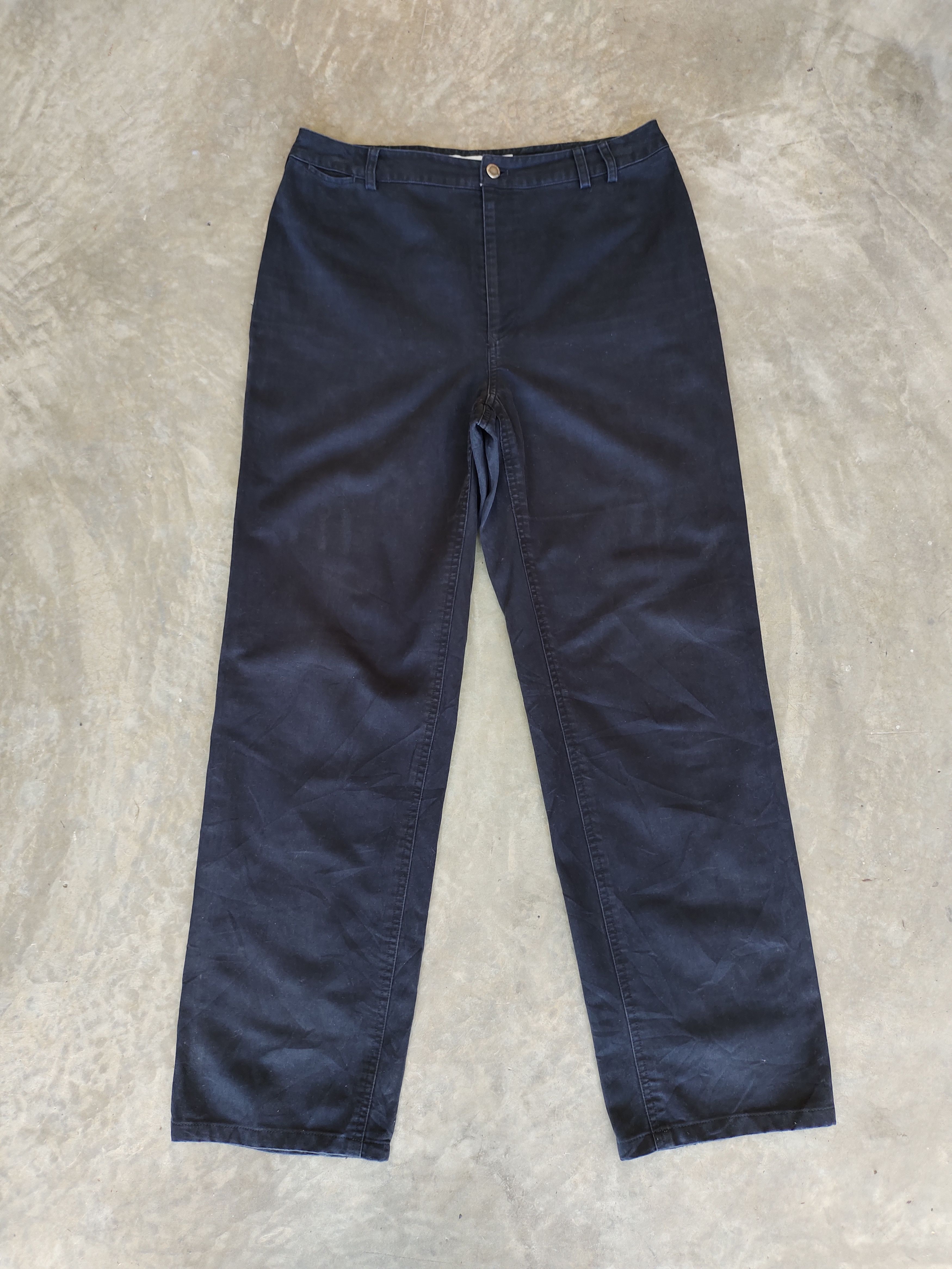 Mademoiselle Non Non Vintage Mademoiselle NON NON Black Women Pants Size 29" - 2 Thumbnail