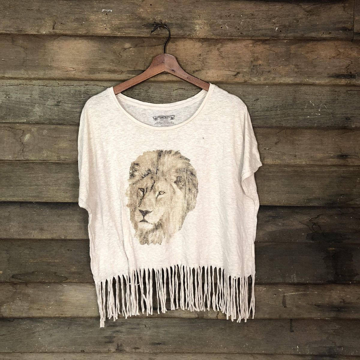 Vintage Lion distressed knitwear japan fur Brown #6873 Size M / US 6-8 / IT 42-44 - 1 Thumbnail