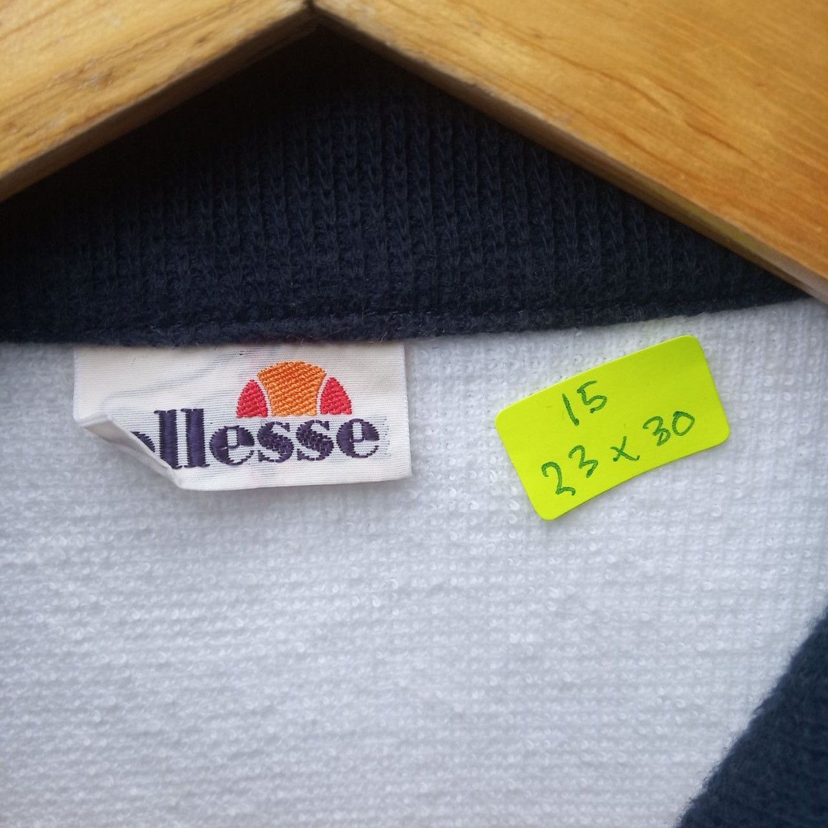 Ellesse Ellesse Embroidery Logo Sweatshirt quarter zip Size US L / EU 52-54 / 3 - 7 Thumbnail