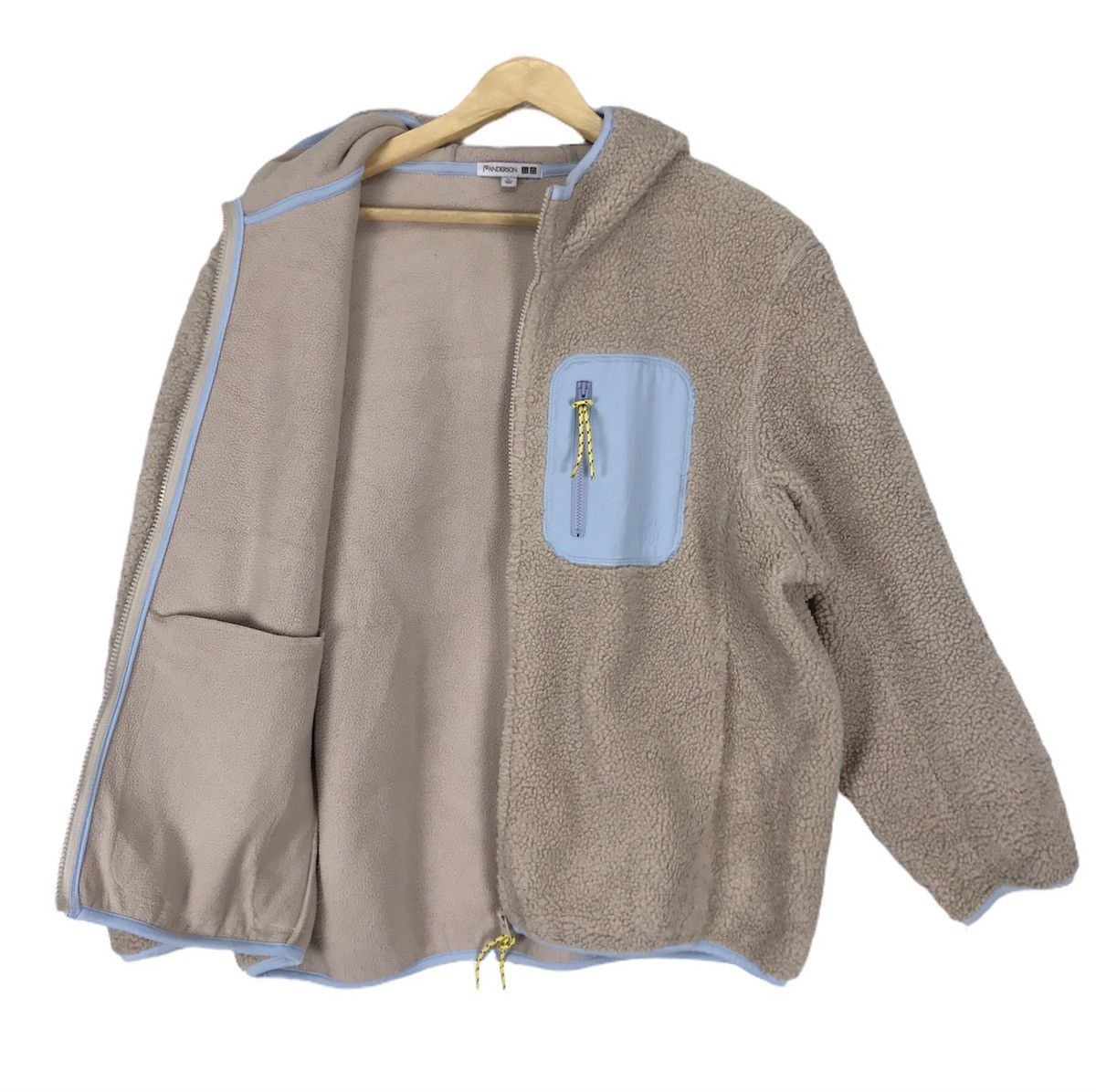 JW Anderson × Uniqlo J.W.Anderson X Uniqlo Deep Pile Retro X Fleece Sherpa Jacket Size US L / EU 52-54 / 3 - 2 Thumbnail