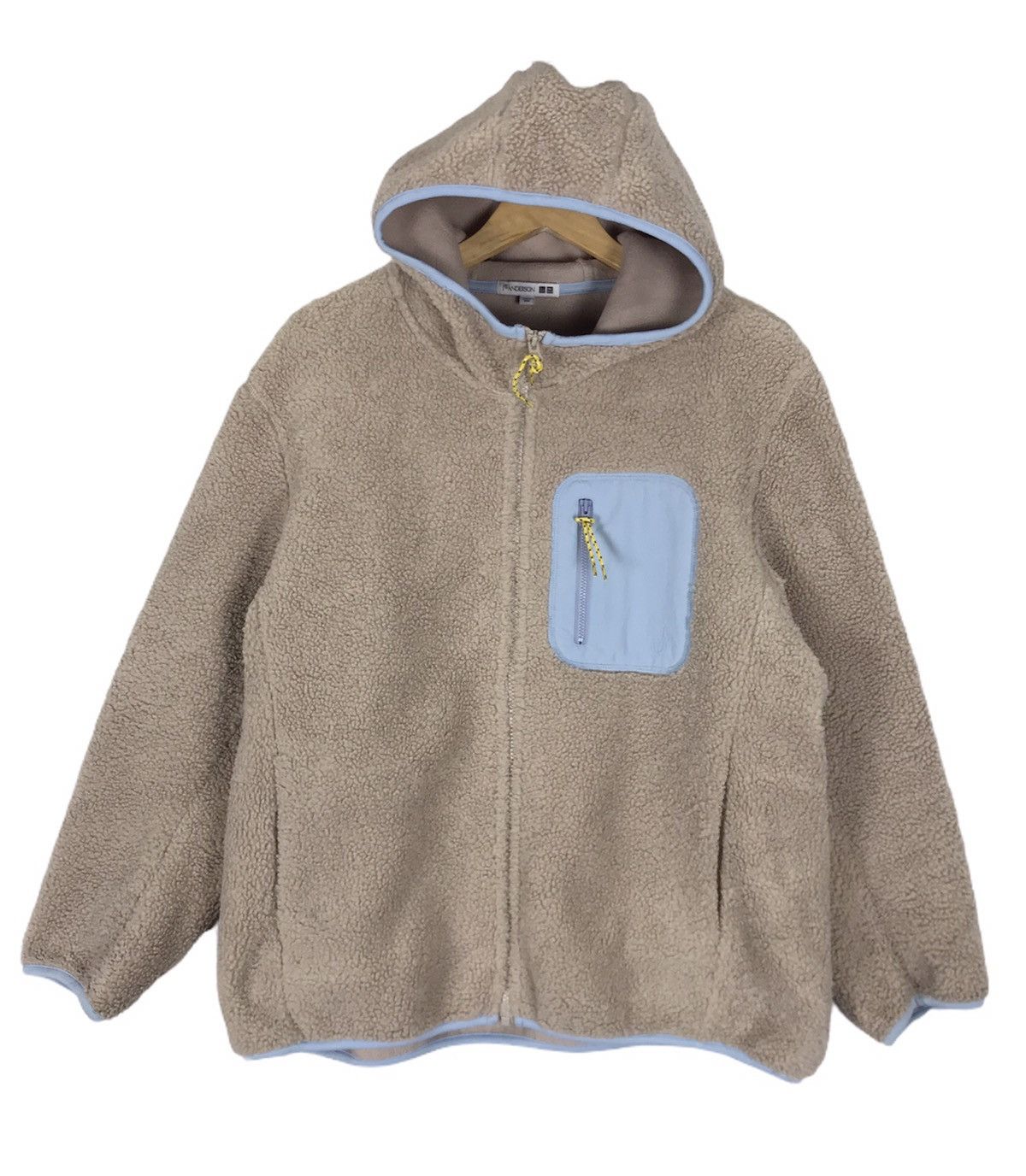 JW Anderson × Uniqlo J.W.Anderson X Uniqlo Deep Pile Retro X Fleece Sherpa Jacket Size US L / EU 52-54 / 3 - 1 Thumbnail