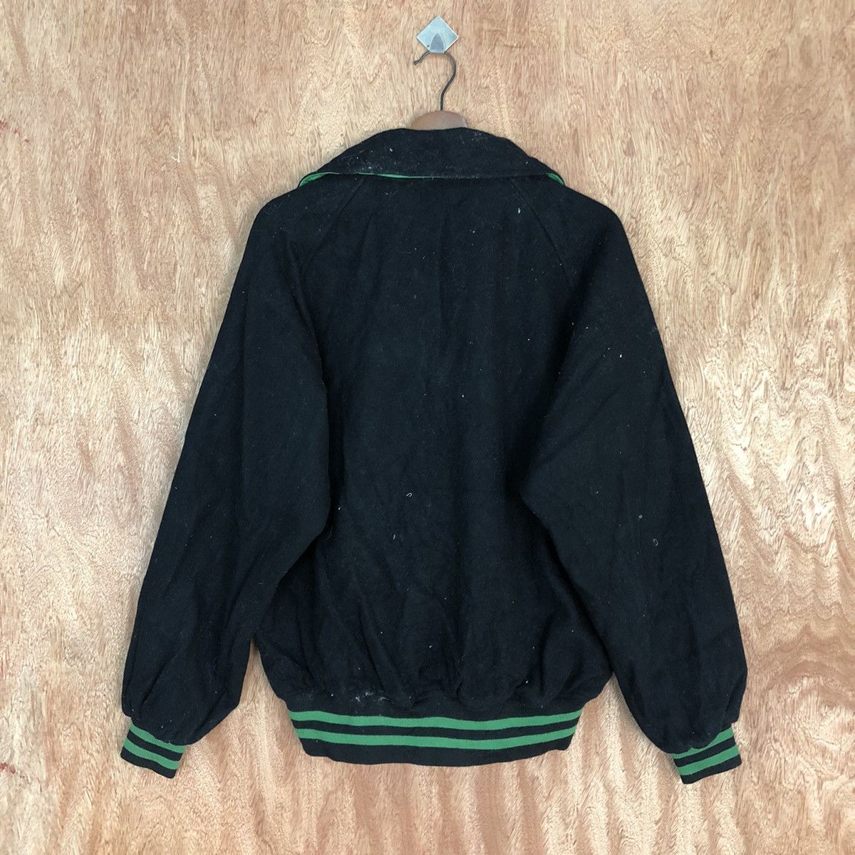 Japanese Brand 26 Reversable Japan Black green Varsity Jacket #H326 Size US L / EU 52-54 / 3 - 10 Thumbnail