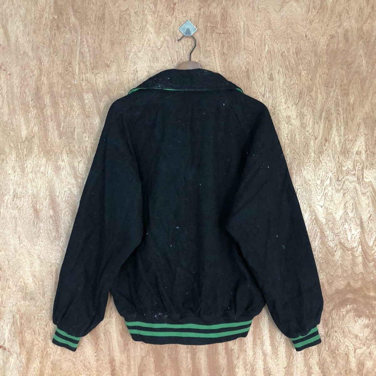 Japanese Brand 26 Reversable Japan Black green Varsity Jacket #H326 Size US L / EU 52-54 / 3 - 12 Thumbnail
