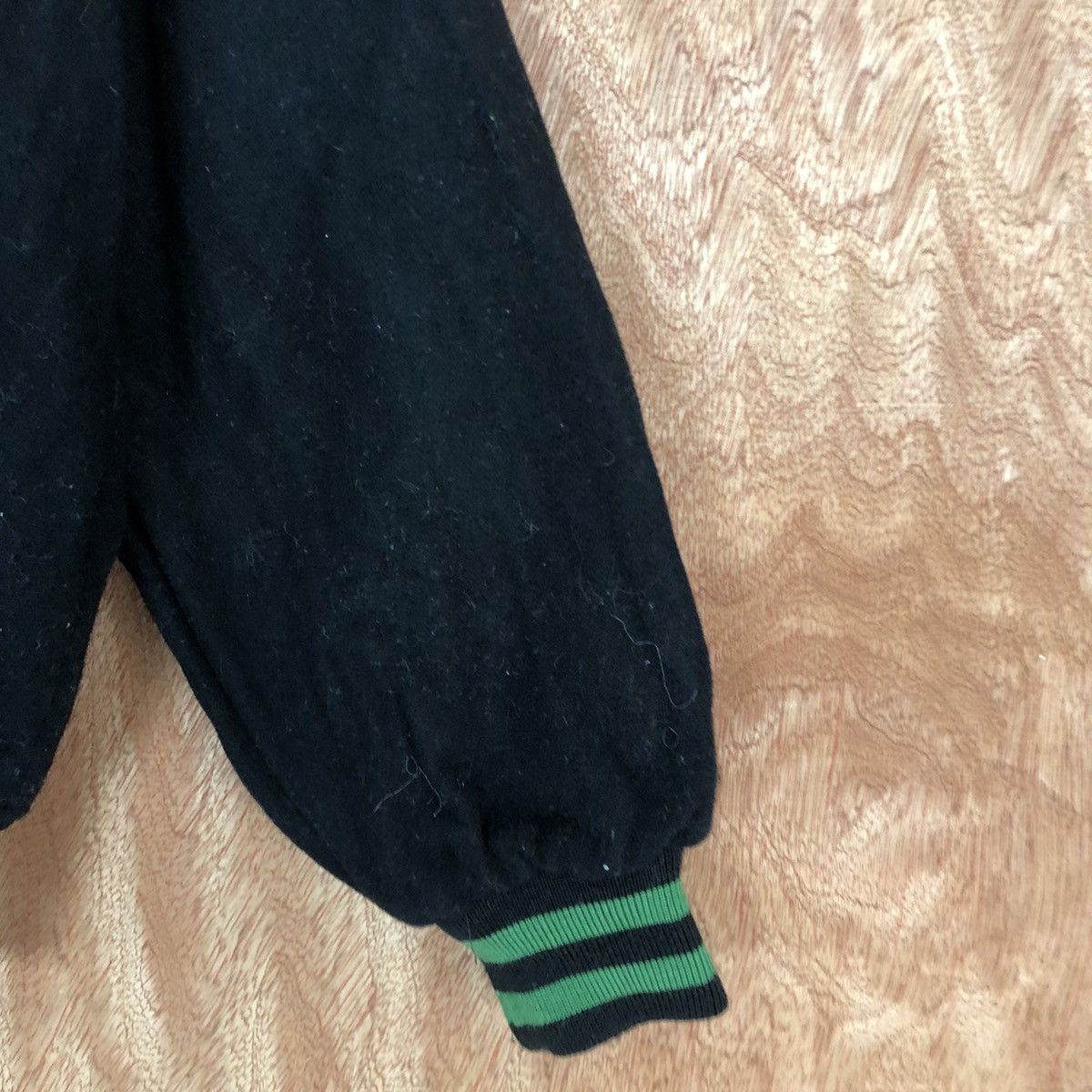 Japanese Brand 26 Reversable Japan Black green Varsity Jacket #H326 Size US L / EU 52-54 / 3 - 4 Thumbnail