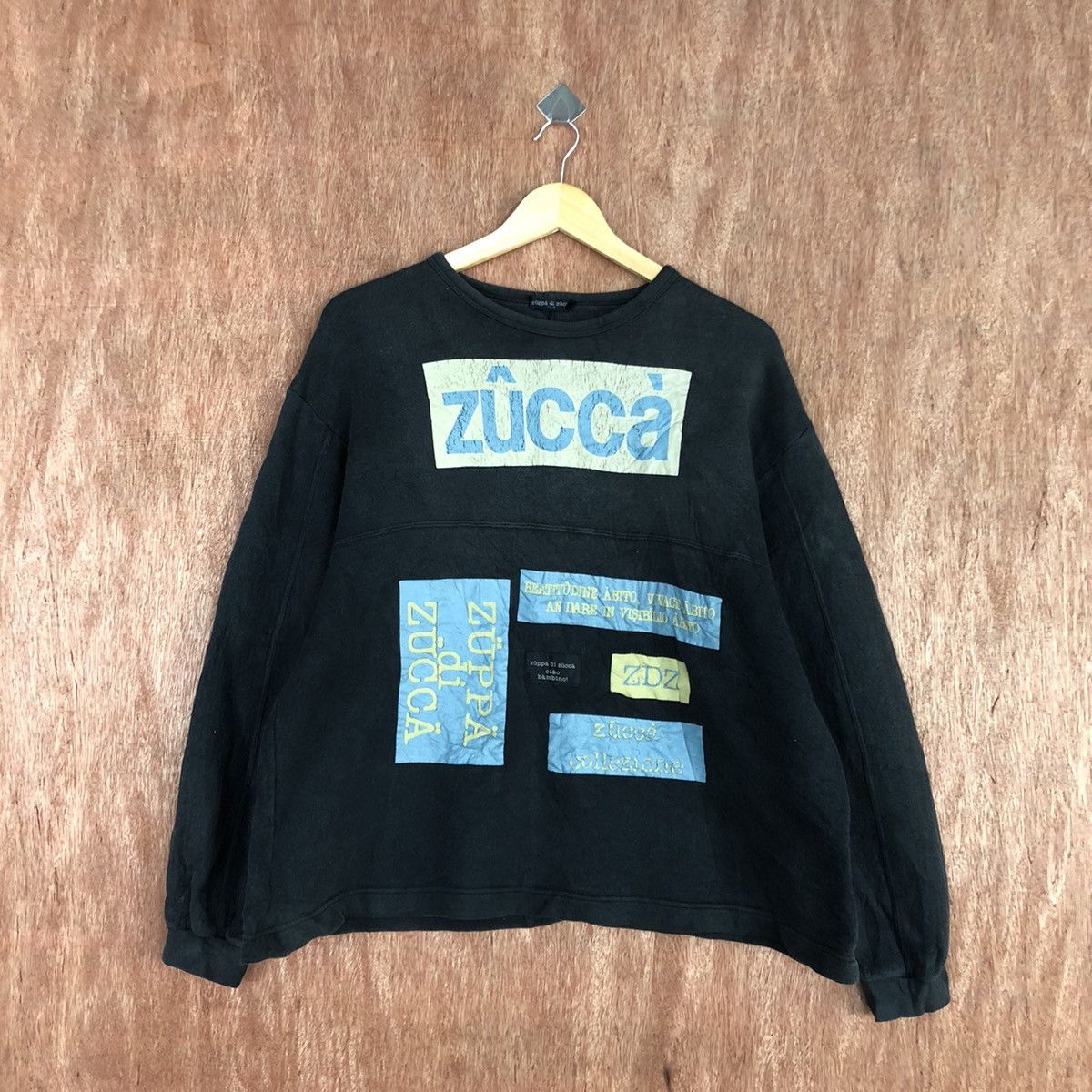 在庫処分セール Zuppa Di Zucca Black Sweatshirt #H315 - Tops その他