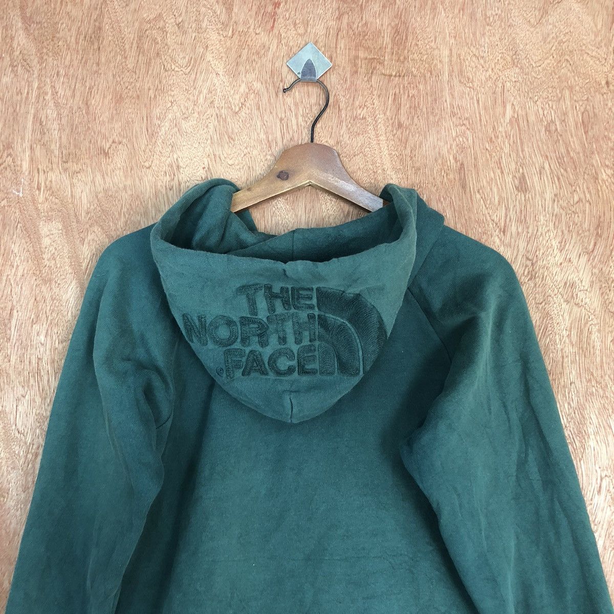 The North Face The North Face Green Small Logo Sweater hoodie #H314 Size L / US 10 / IT 46 - 2 Thumbnail