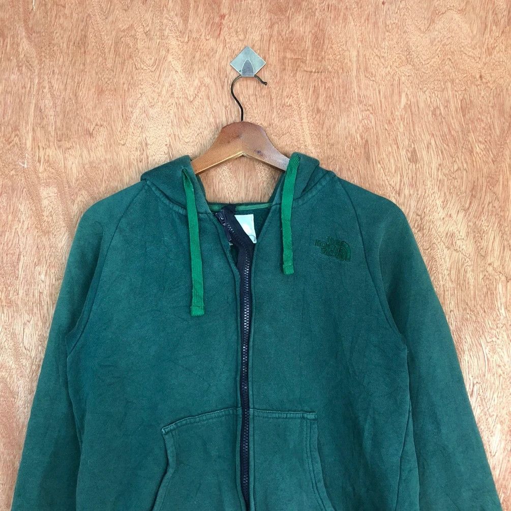 The North Face The North Face Green Small Logo Sweater hoodie #H314 Size L / US 10 / IT 46 - 7 Thumbnail