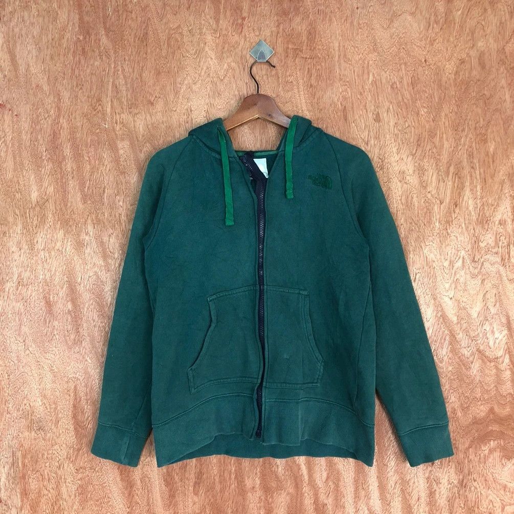 The North Face The North Face Green Small Logo Sweater hoodie #H314 Size L / US 10 / IT 46 - 6 Thumbnail