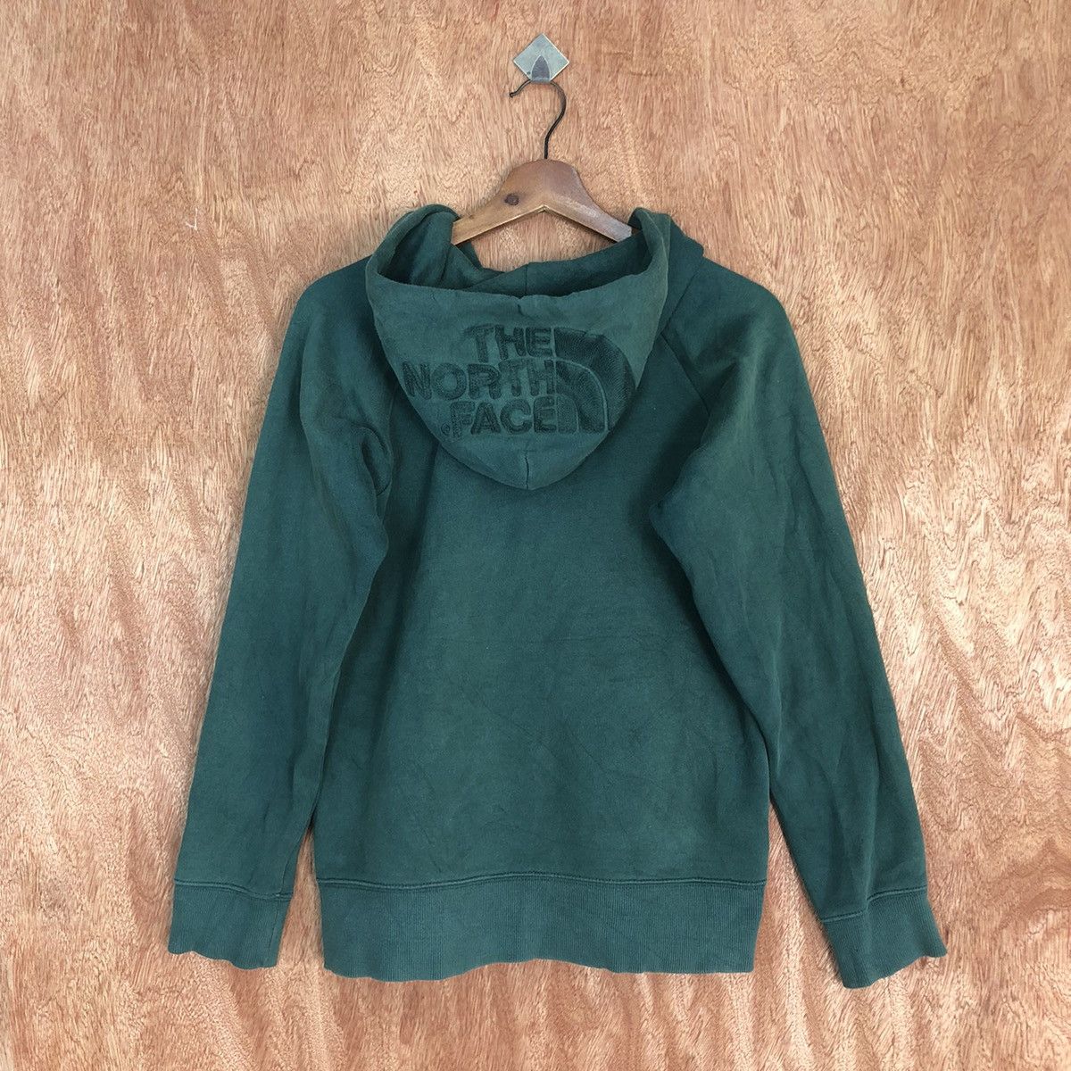 The North Face Green Small Logo Sweater hoodie #H314