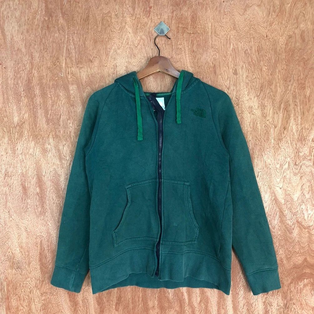 The North Face The North Face Green Small Logo Sweater hoodie #H314 Size L / US 10 / IT 46 - 8 Thumbnail