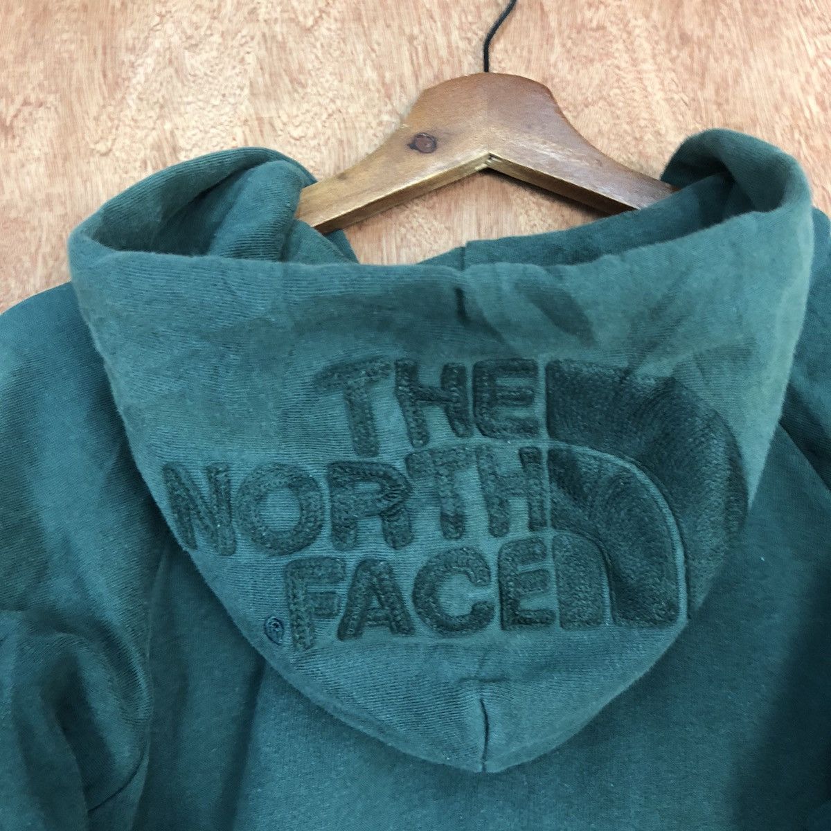 The North Face The North Face Green Small Logo Sweater hoodie #H314 Size L / US 10 / IT 46 - 4 Thumbnail