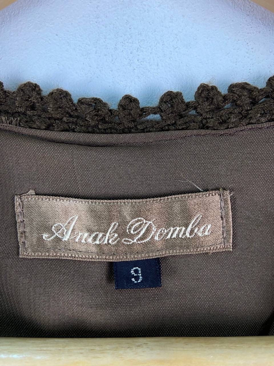 Japanese Brand Japanese Brand Crochet Patchwork Brown Jacket Vest Size US S / EU 44-46 / 1 - 4 Thumbnail