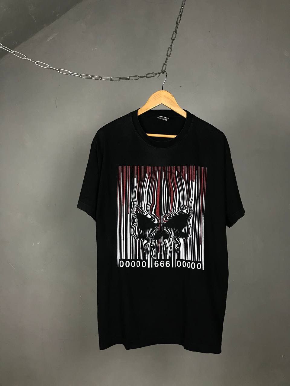 Vintage Diablo 666 vintage skulls rock made in hell tee Size US XL / EU 56 / 4 - 1 Thumbnail