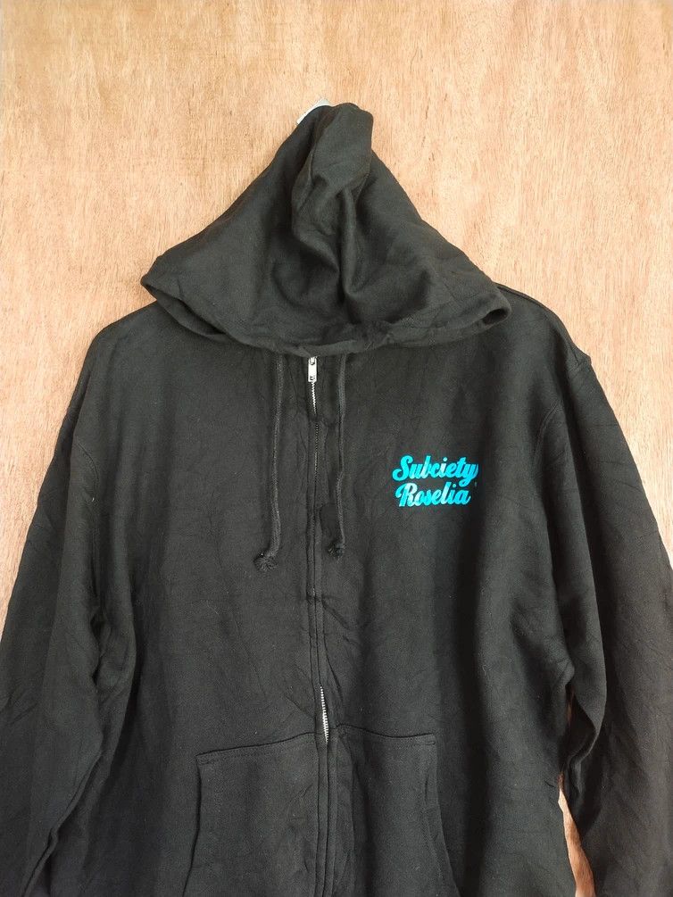 Japanese Brand Subciety Roselia black sweaters hoodie #S179 Size US XL / EU 56 / 4 - 11 Thumbnail