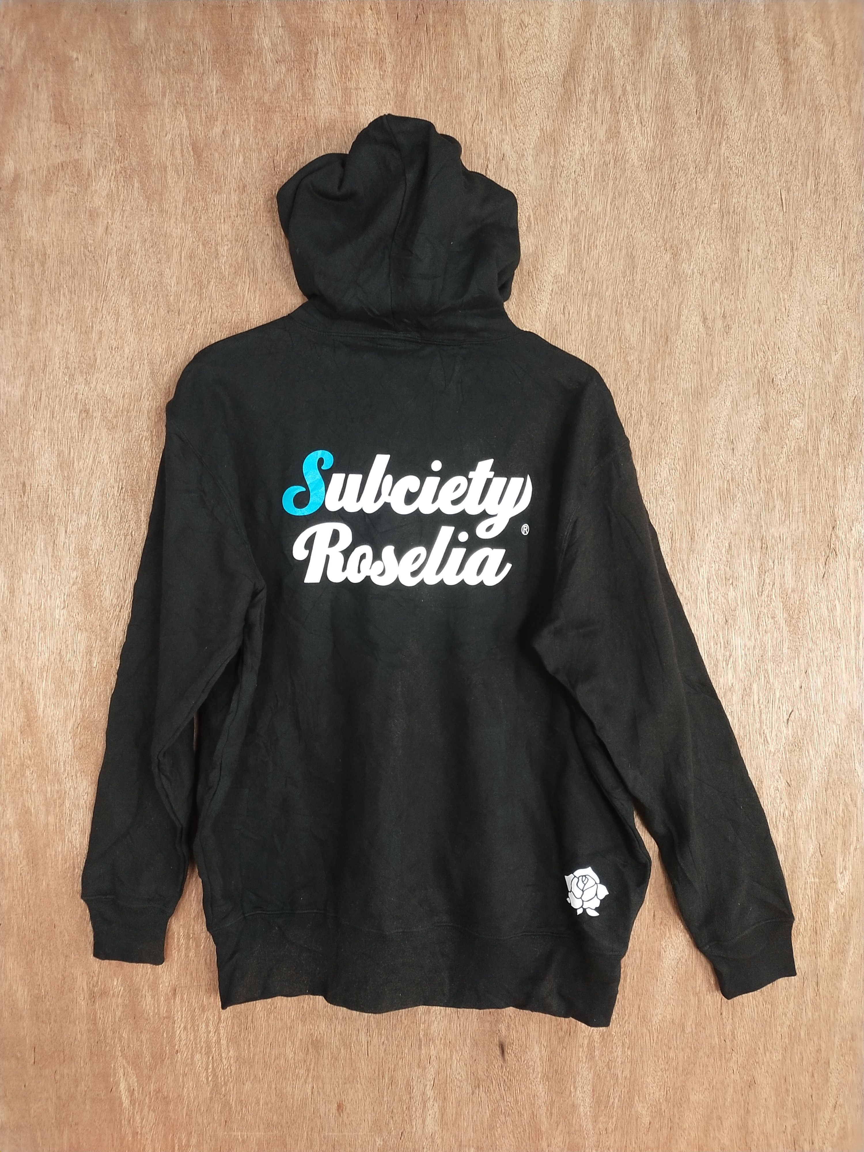 Japanese Brand Subciety Roselia black sweaters hoodie #S179 Size US XL / EU 56 / 4 - 1 Thumbnail