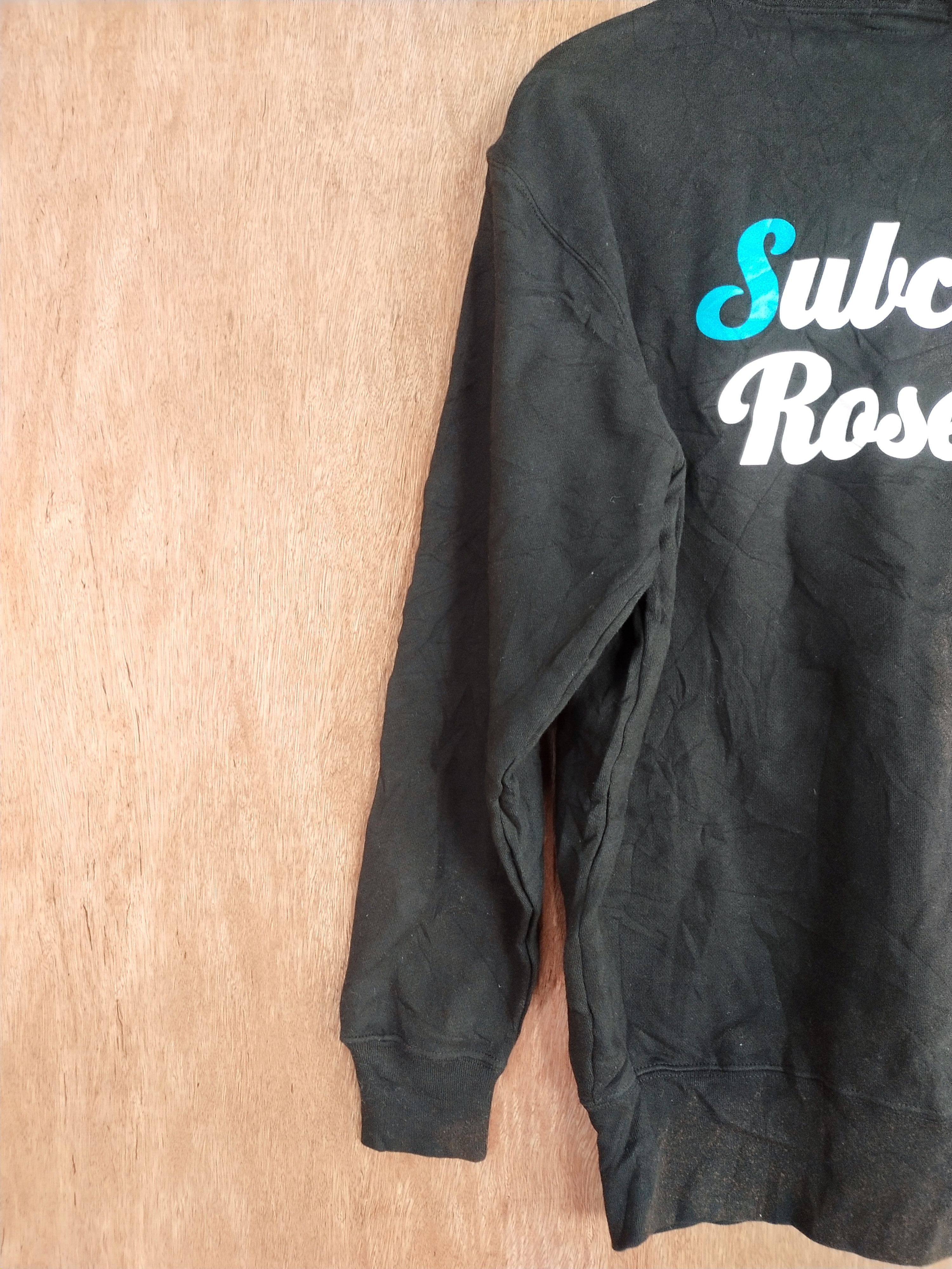Japanese Brand Subciety Roselia black sweaters hoodie #S179 Size US XL / EU 56 / 4 - 5 Thumbnail