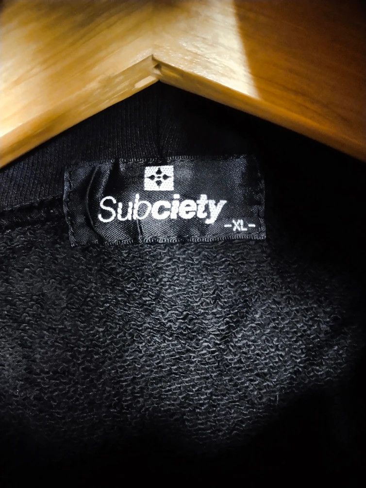 Japanese Brand Subciety Roselia black sweaters hoodie #S179 Size US XL / EU 56 / 4 - 8 Thumbnail