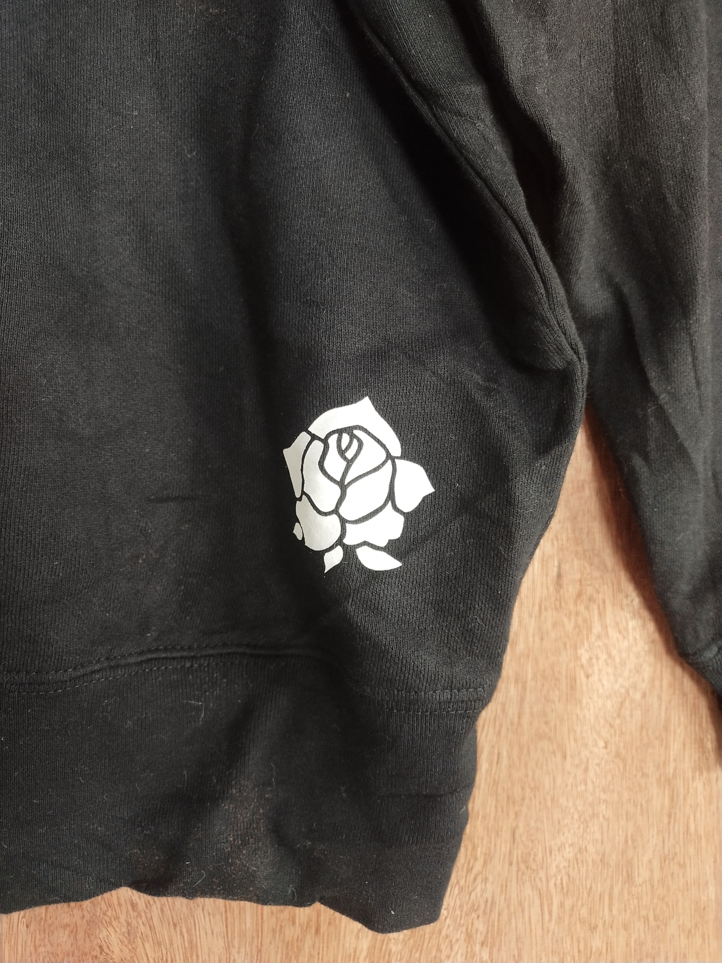 Japanese Brand Subciety Roselia black sweaters hoodie #S179 Size US XL / EU 56 / 4 - 3 Thumbnail