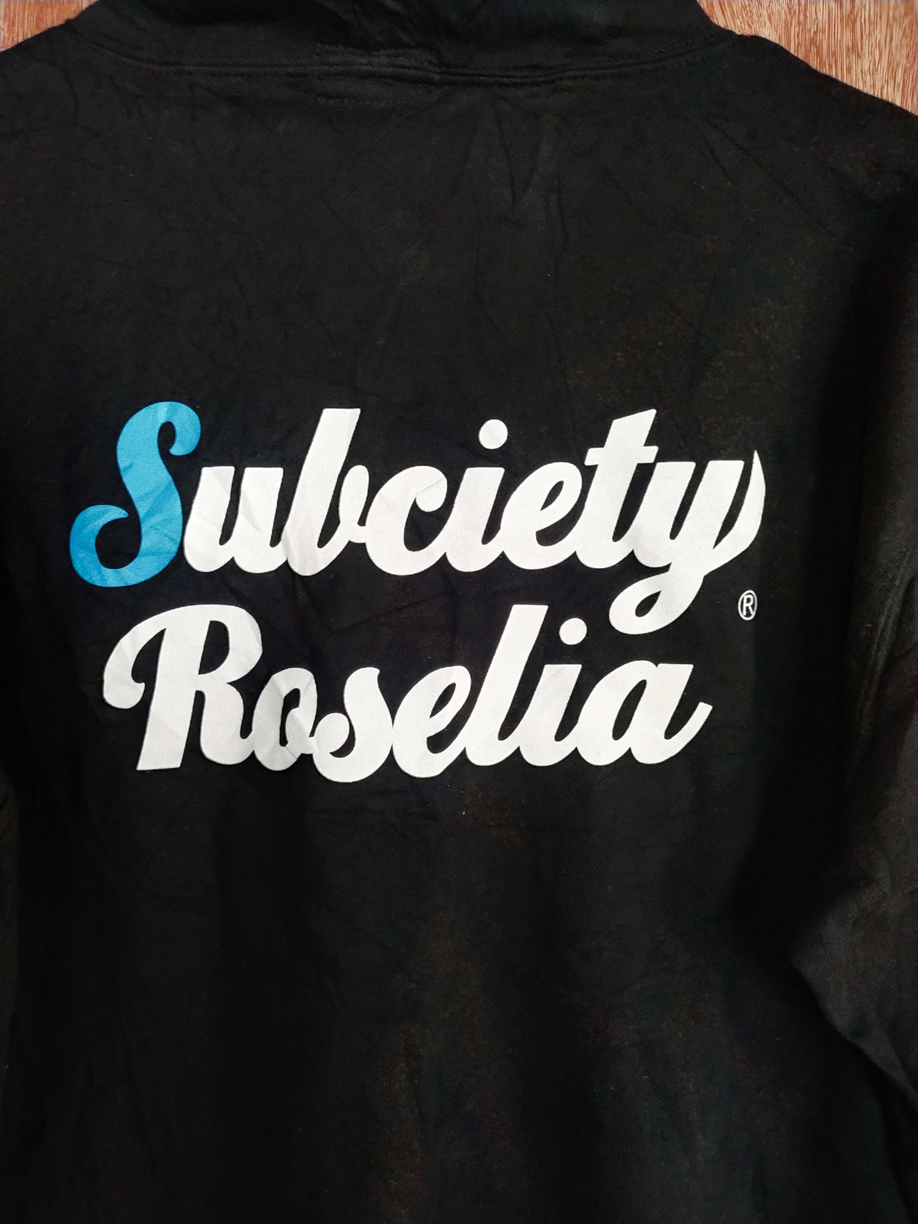 Japanese Brand Subciety Roselia black sweaters hoodie #S179 Size US XL / EU 56 / 4 - 2 Thumbnail