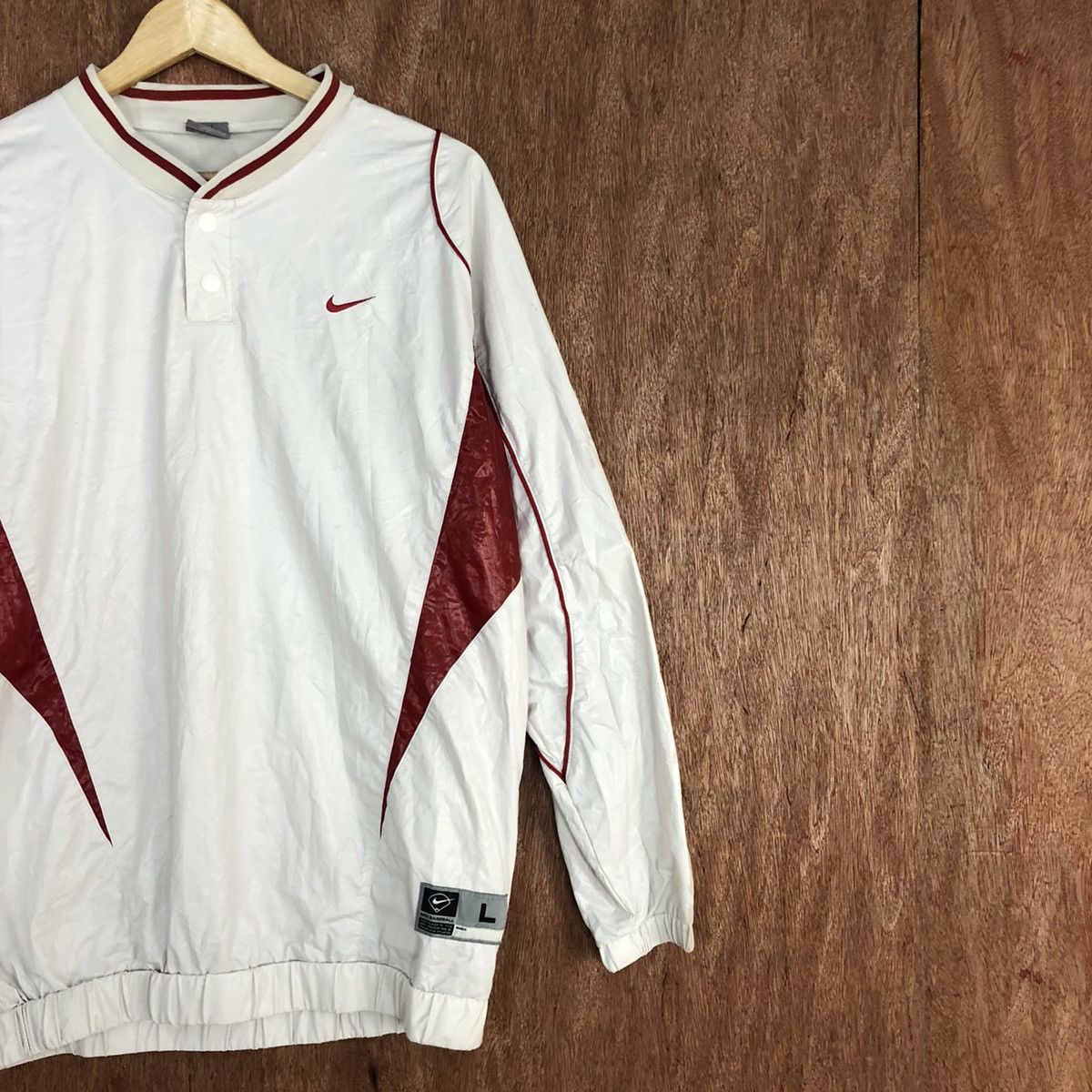 Nike Nike Baseball sportwear White Light Jacket #H313 Size US L / EU 52-54 / 3 - 5 Thumbnail