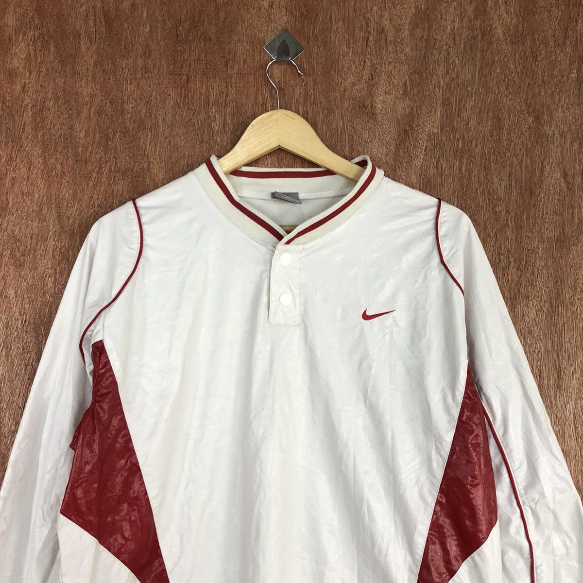 Nike Nike Baseball sportwear White Light Jacket #H313 Size US L / EU 52-54 / 3 - 9 Thumbnail