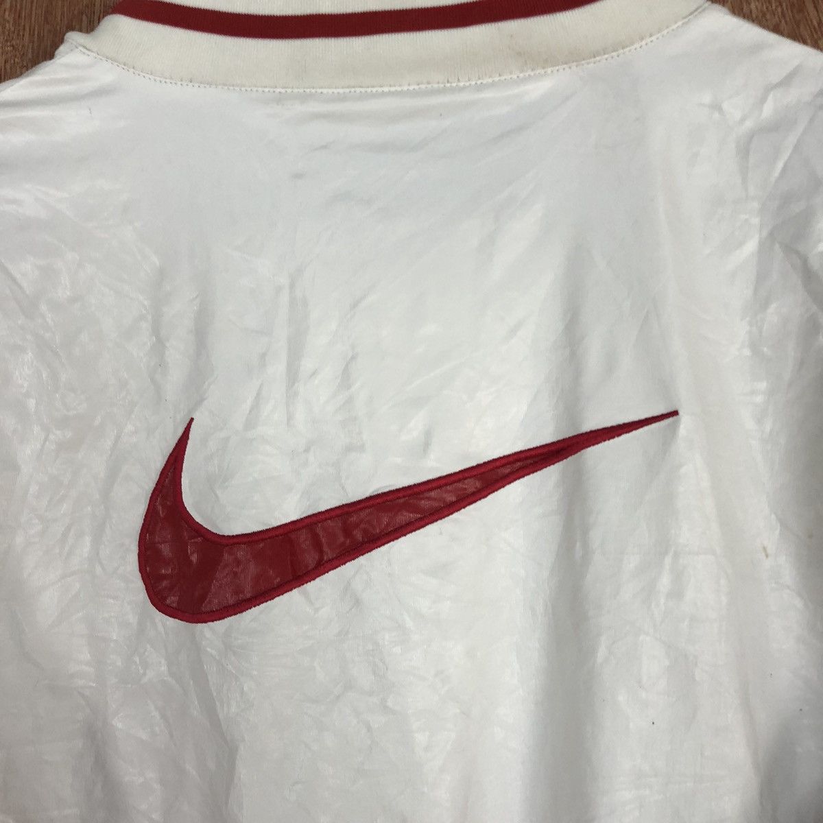 Nike Nike Baseball sportwear White Light Jacket #H313 Size US L / EU 52-54 / 3 - 17 Thumbnail