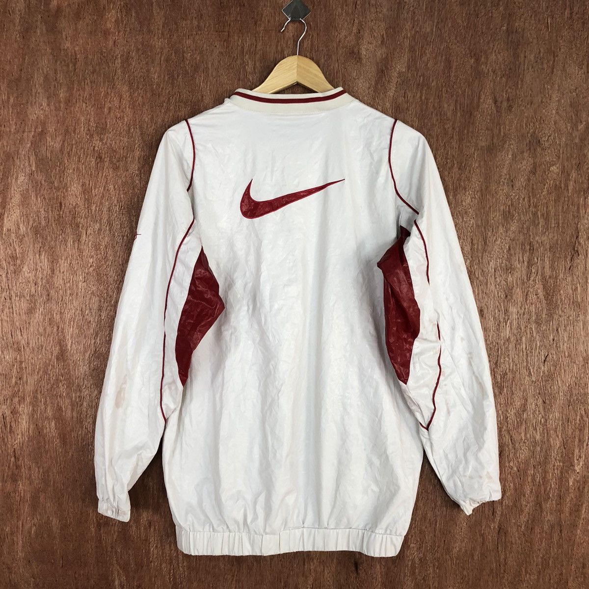 Nike Nike Baseball sportwear White Light Jacket #H313 Size US L / EU 52-54 / 3 - 16 Thumbnail