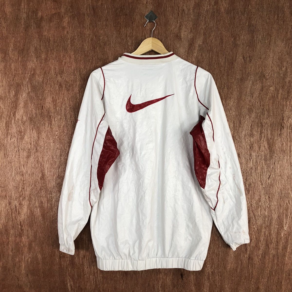 Nike Nike Baseball sportwear White Light Jacket #H313 Size US L / EU 52-54 / 3 - 14 Thumbnail