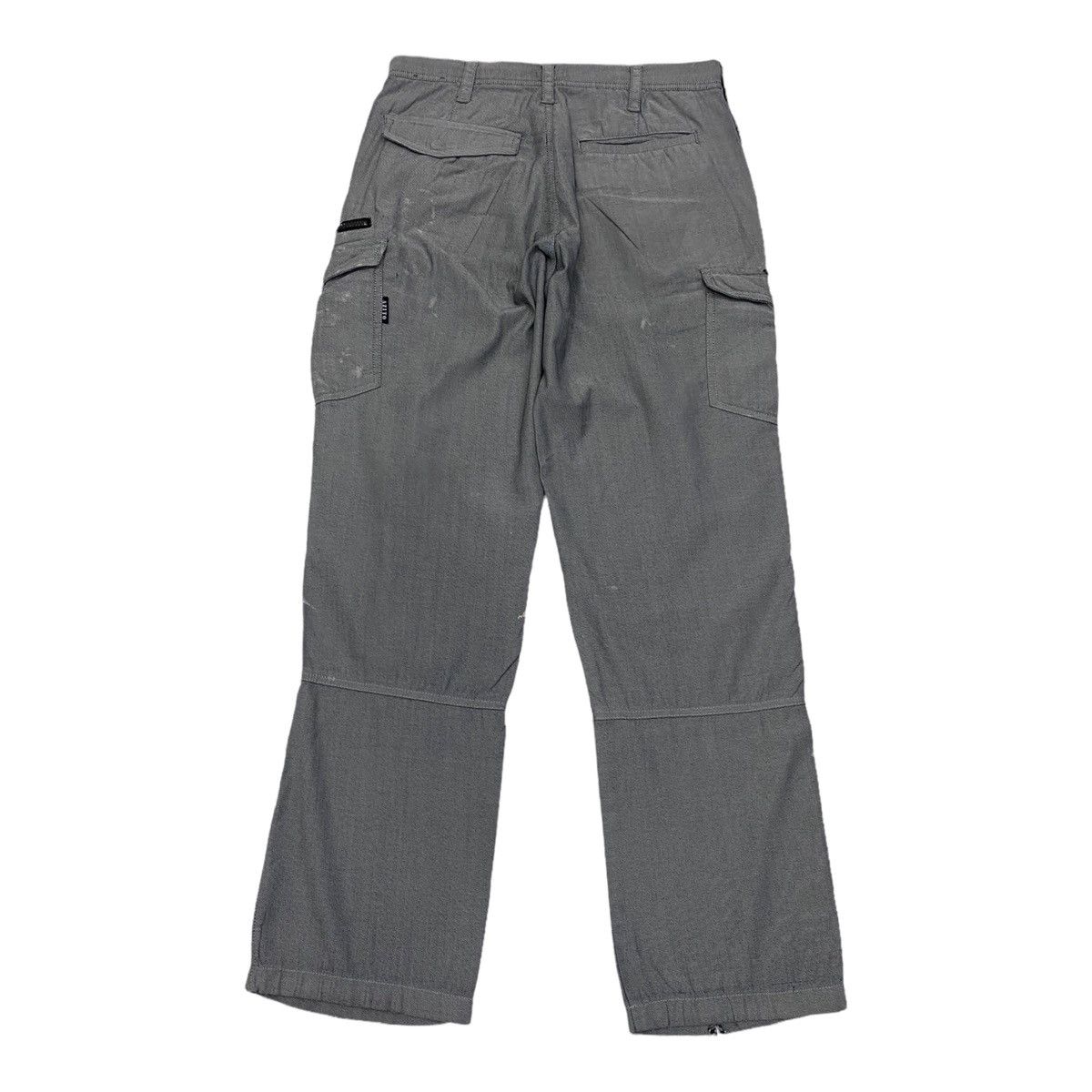 Japanese Brand RARE🔥AZITO JAPAN DISTRESS PAINT MULTI POCKET CARGO PANTS Size US 31 - 2 Thumbnail