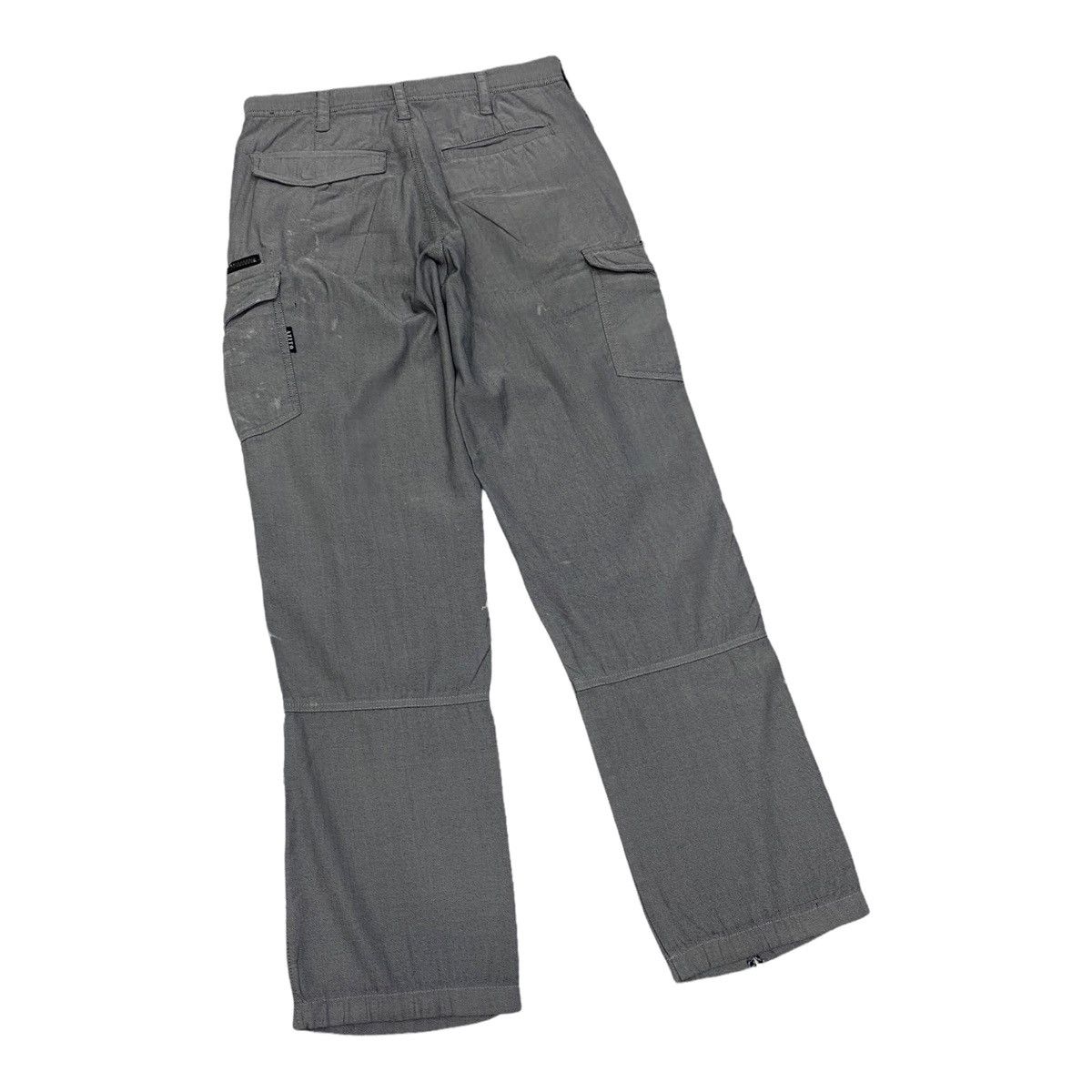 Japanese Brand RARE🔥AZITO JAPAN DISTRESS PAINT MULTI POCKET CARGO PANTS Size US 31 - 4 Thumbnail