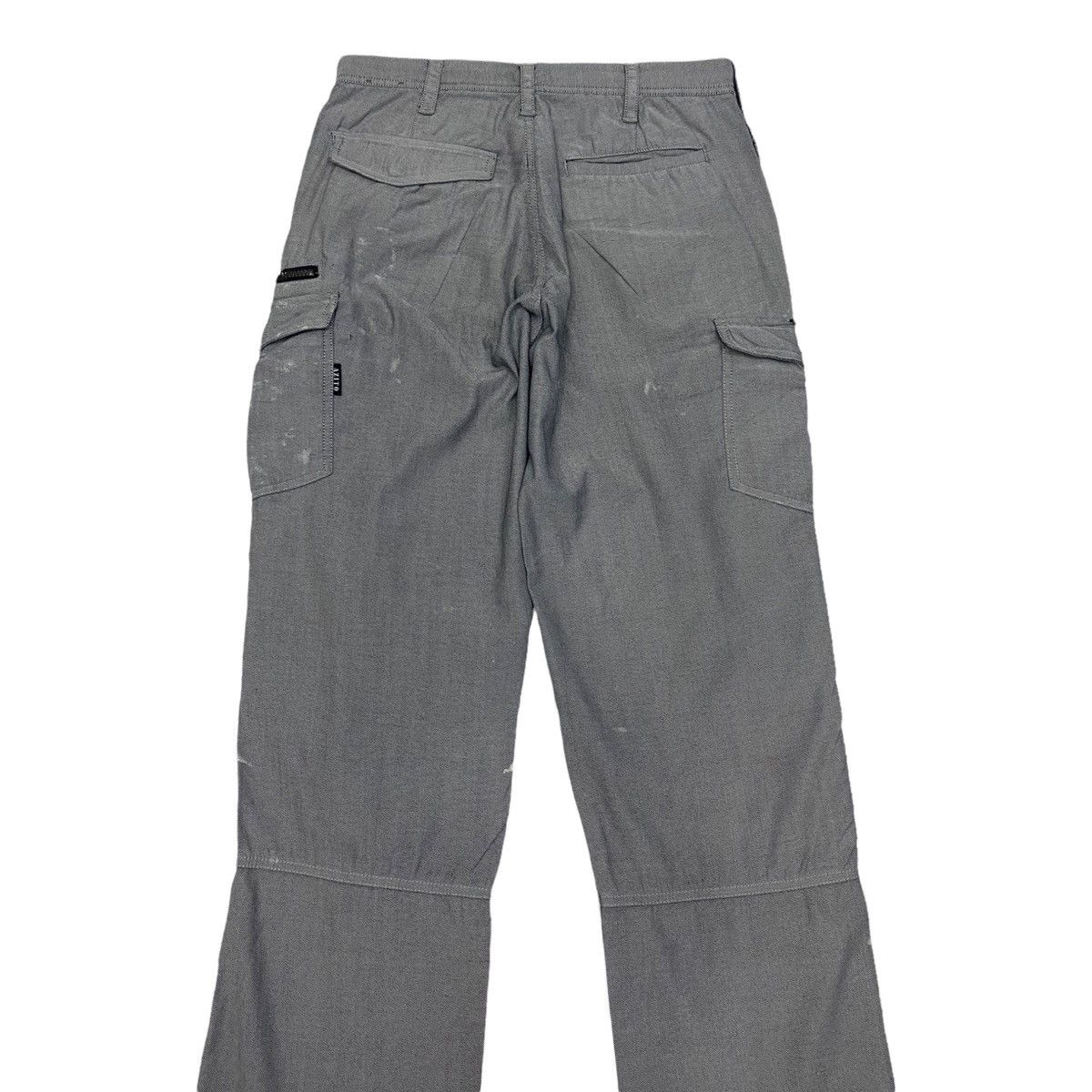 Japanese Brand RARE🔥AZITO JAPAN DISTRESS PAINT MULTI POCKET CARGO PANTS Size US 31 - 6 Thumbnail