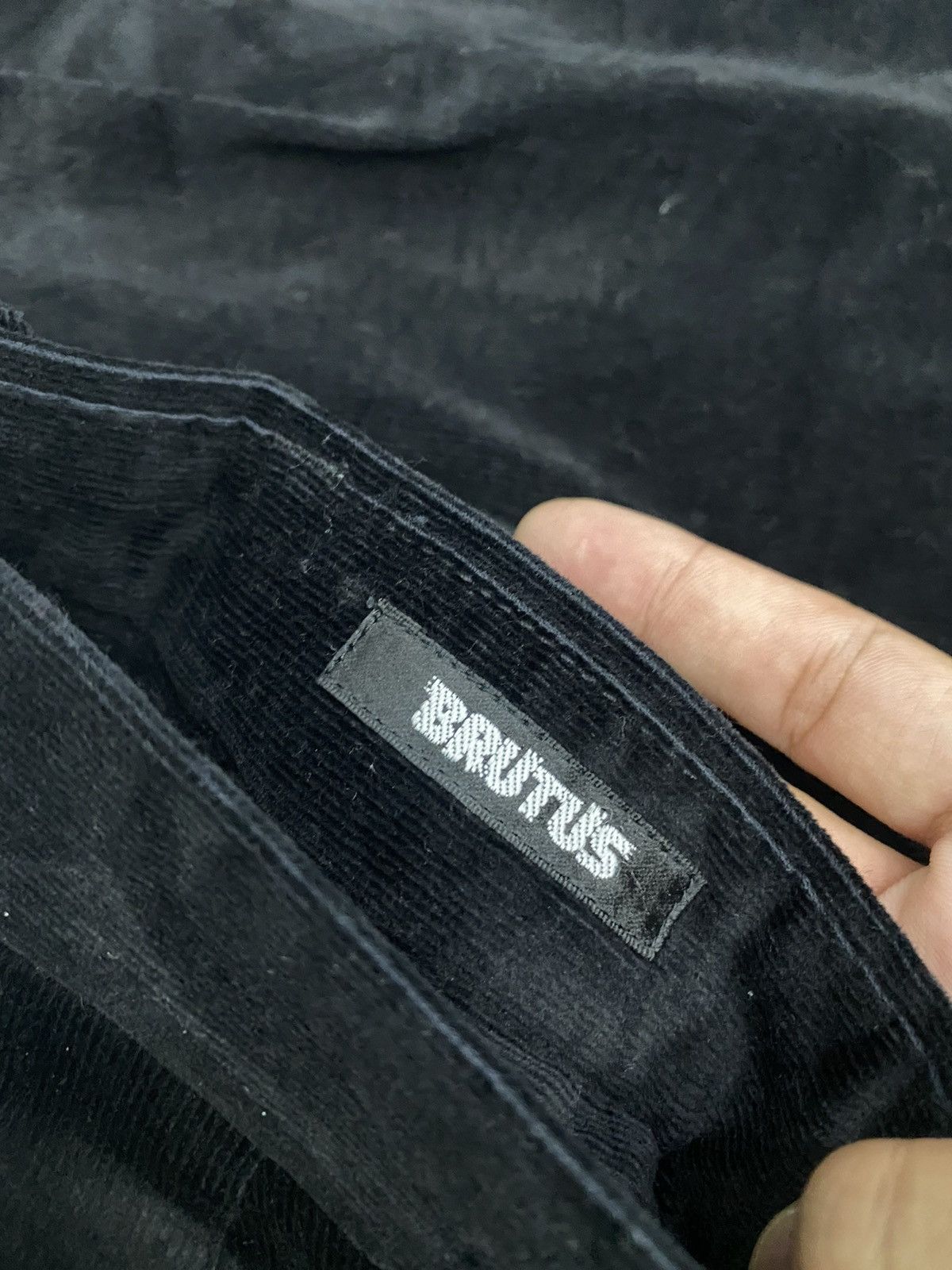 Brutus × Japanese Brand ARCHIVE 🇯🇵 BRUTUS JAPAN BALCK VELVET TROUSERS PANTS Size US 34 / EU 50 - 7 Thumbnail