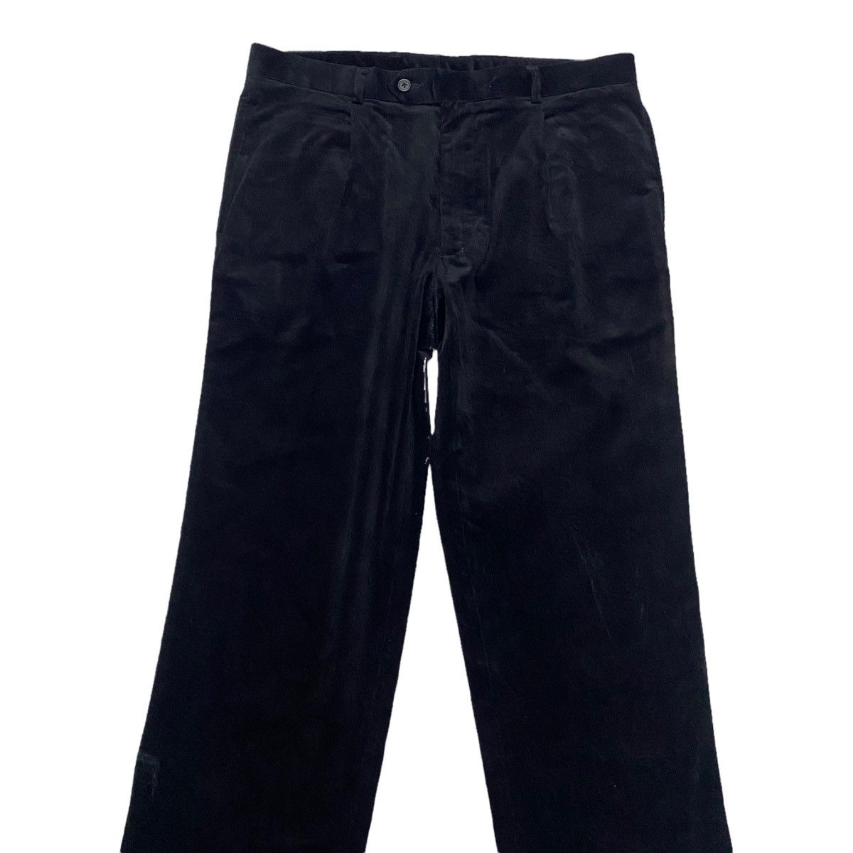Brutus × Japanese Brand ARCHIVE 🇯🇵 BRUTUS JAPAN BALCK VELVET TROUSERS PANTS Size US 34 / EU 50 - 5 Thumbnail