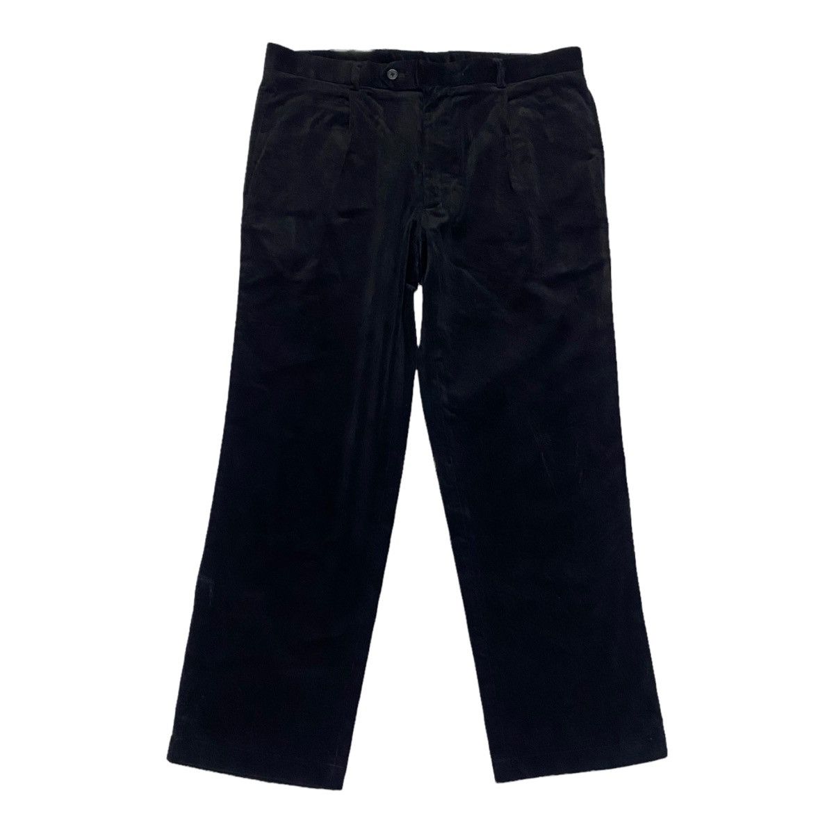 ARCHIVE 🇯🇵 BRUTUS JAPAN BALCK VELVET TROUSERS PANTS