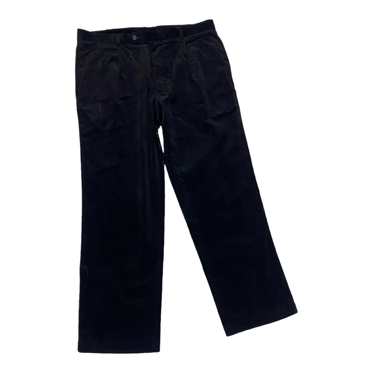 Brutus × Japanese Brand ARCHIVE 🇯🇵 BRUTUS JAPAN BALCK VELVET TROUSERS PANTS Size US 34 / EU 50 - 3 Thumbnail
