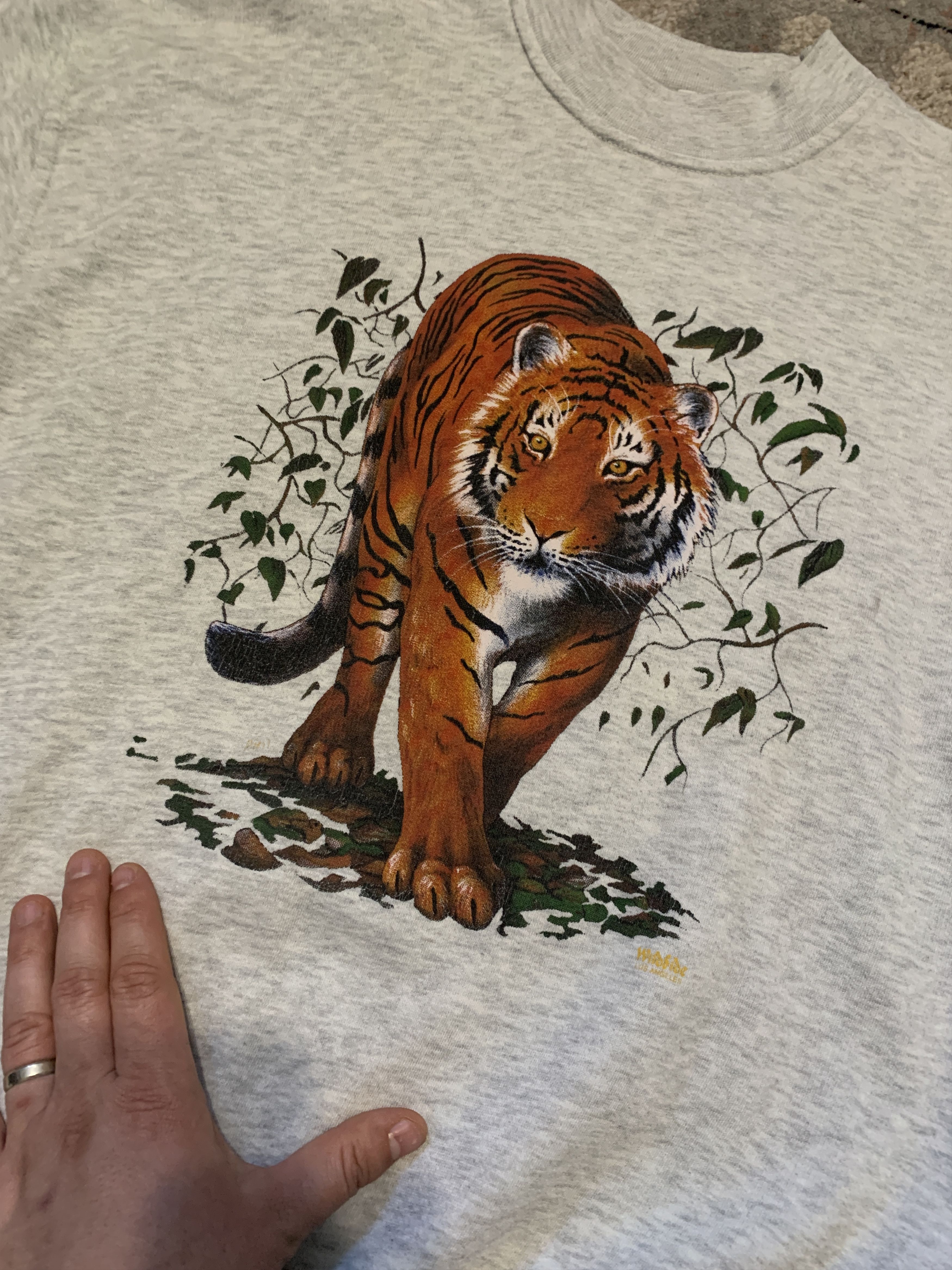 Vintage Wild Side Los Angeles Tiger Vintage Sweatshirt Size US S / EU 44-46 / 1 - 3 Thumbnail